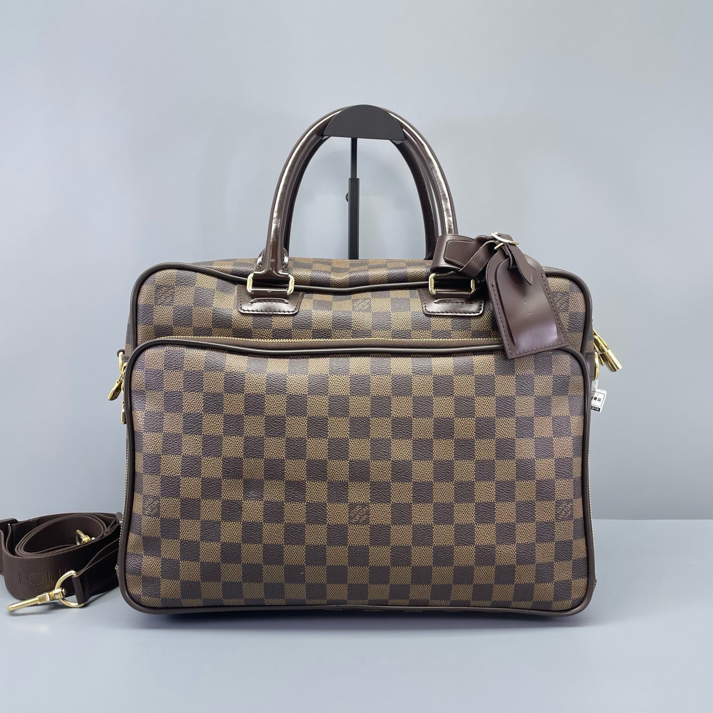 Louis Vuitton - Double-Layer Briefcase - Damier Ebene Coated Canvas and Leather - Brown - (large)