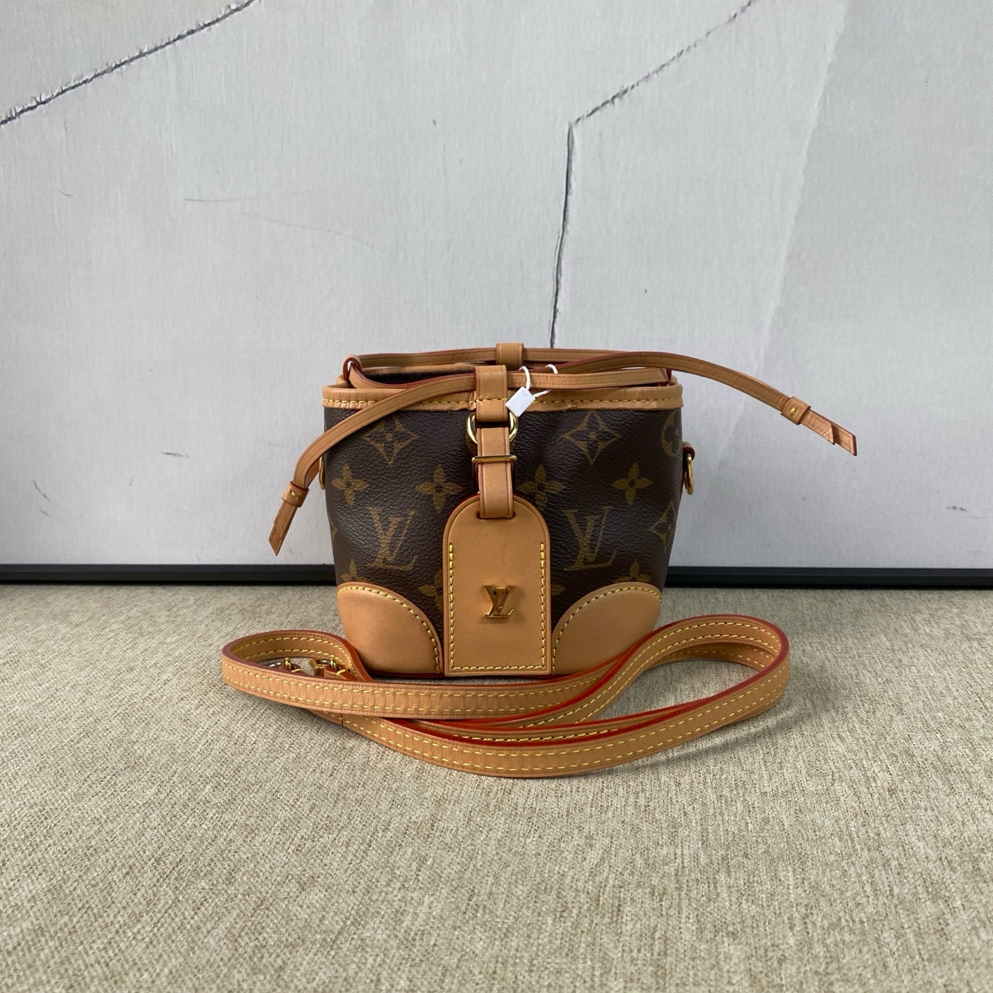 Louis Vuitton - Nano Noe - Monogram coated canvas with Vachetta leather trim - Brown - (mini)