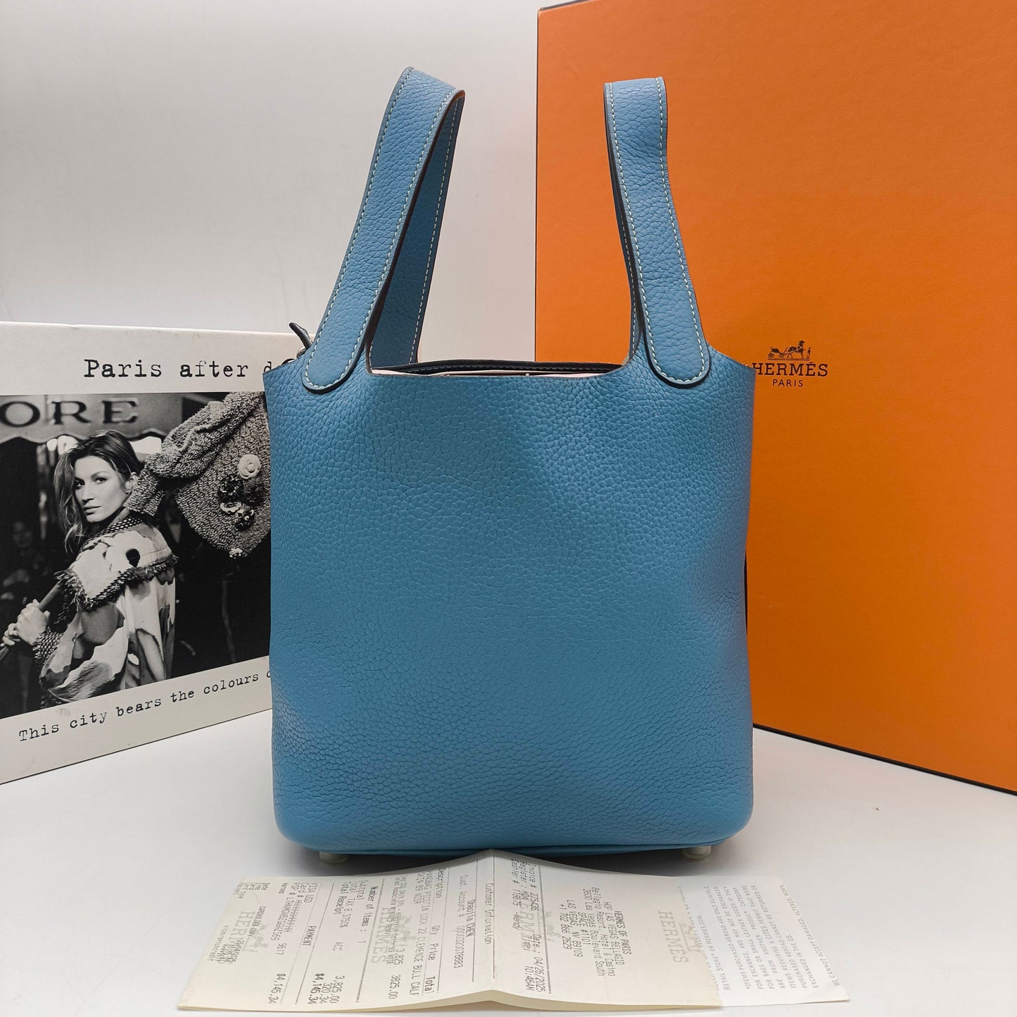 Hermès - Picotin Lock 18 - Togo leather - Blue - (Small)