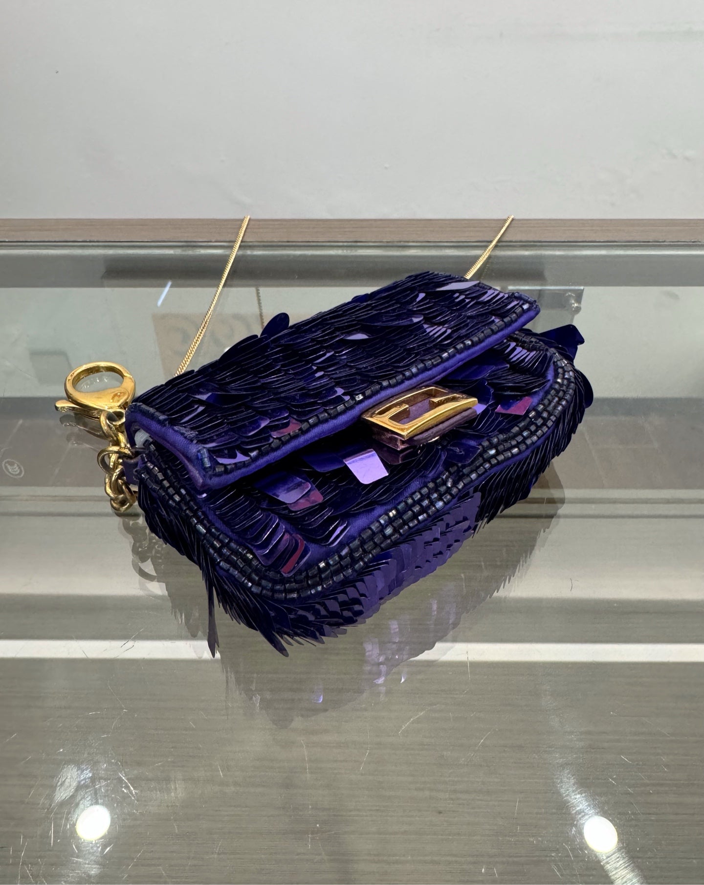 Fendi - Baguette Mini - Sequins - Purple - (mini)