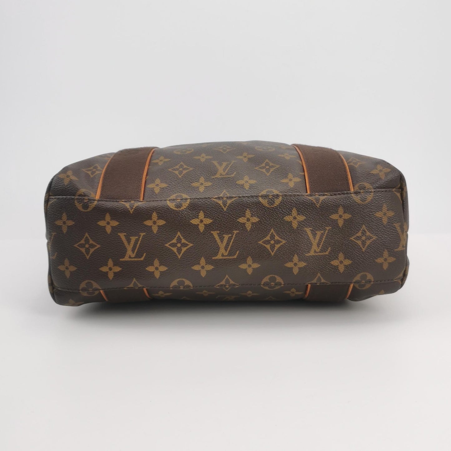Louis Vuitton - Monogram Canvas Vertical Tote - Monogram coated canvas with natural cowhide leather trim and textile straps - Brown - (Medium)