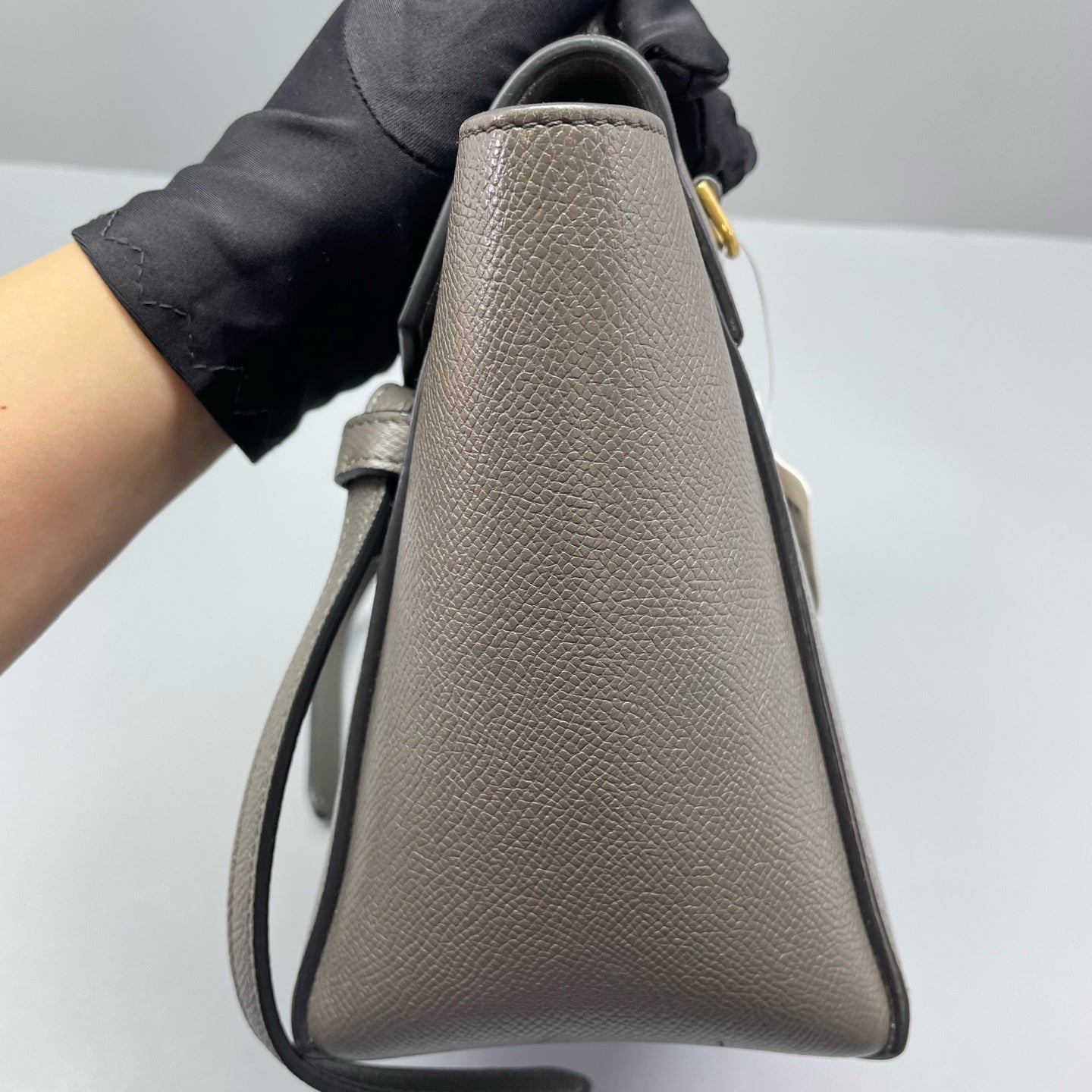 Celine - Belt Bag Nano - Grained leather - Elephant Grey - (mini)