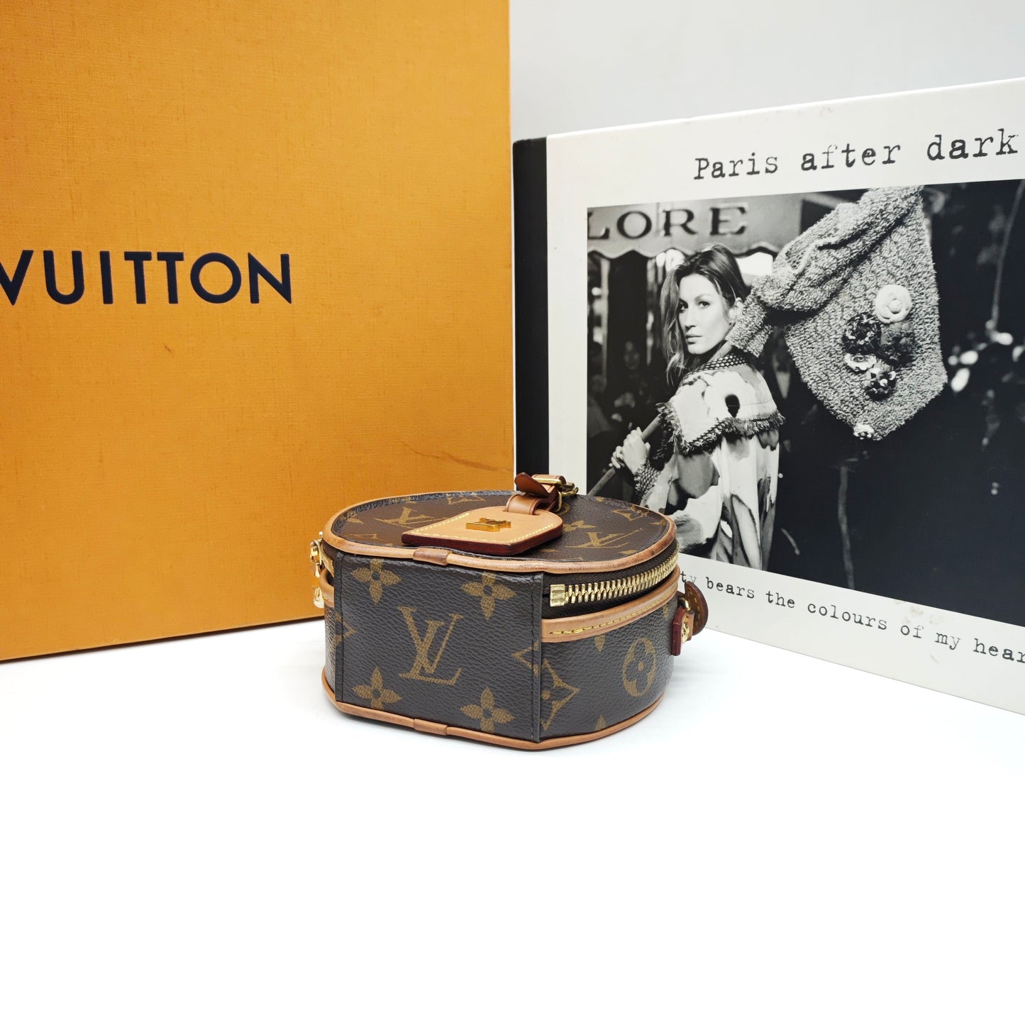 Louis Vuitton - Mini Boîte Chapeau - Monogram coated canvas and Vachetta leather - Brown - (mini)