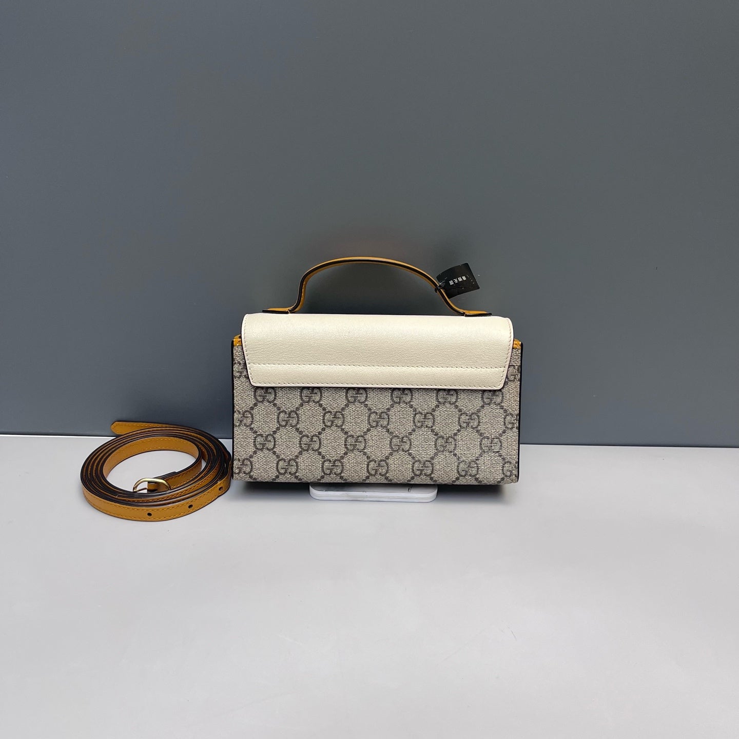 Gucci - Padlock Mini - GG Supreme canvas with leather trim - Multicolour with Gold-Tone Hardware - (mini)