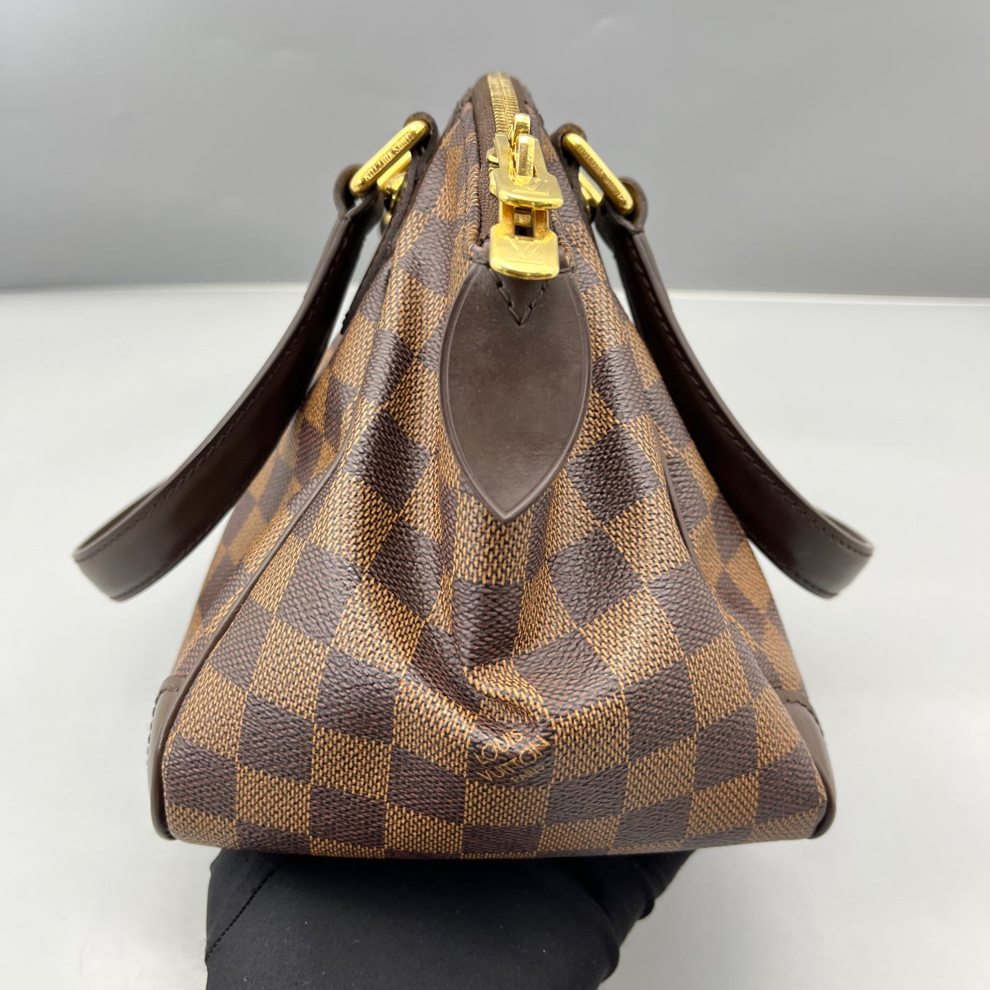 Louis Vuitton - Dumpling Bag - Damier Ebene canvas with leather trim - Brown - (Medium)