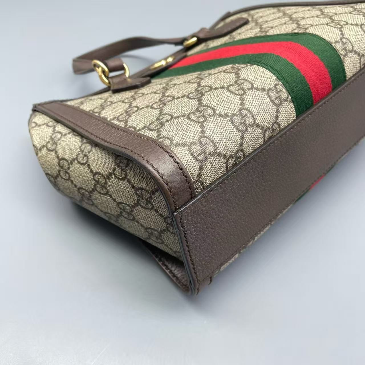 Gucci - Ophidia GG Supreme Mini Top Handle Bag - GG Supreme canvas and leather - Brown - (Mini)