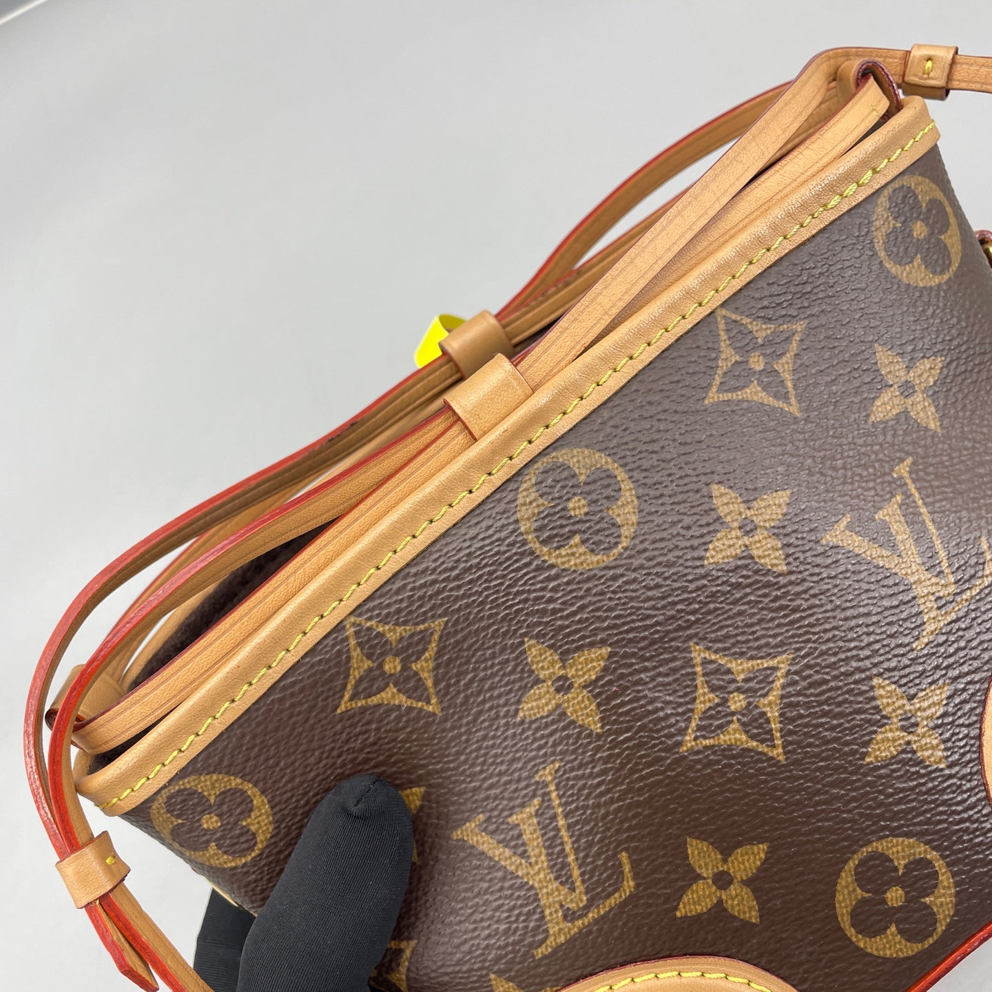 Louis Vuitton - Noe Mini - Monogram coated canvas with natural Vachetta leather trim - Brown - (mini)