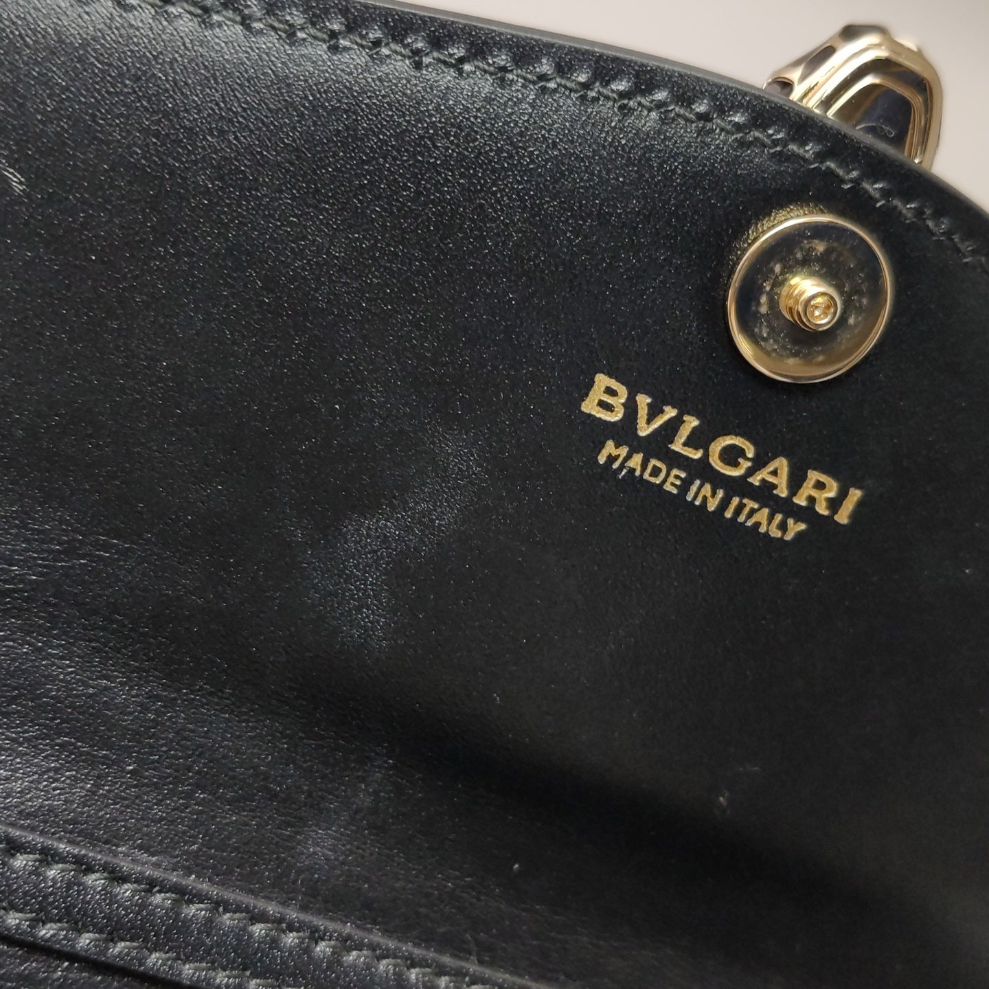Bvlgari - Serpenti Forever Wallet on Chain - Metallic leather - Silver - (small)
