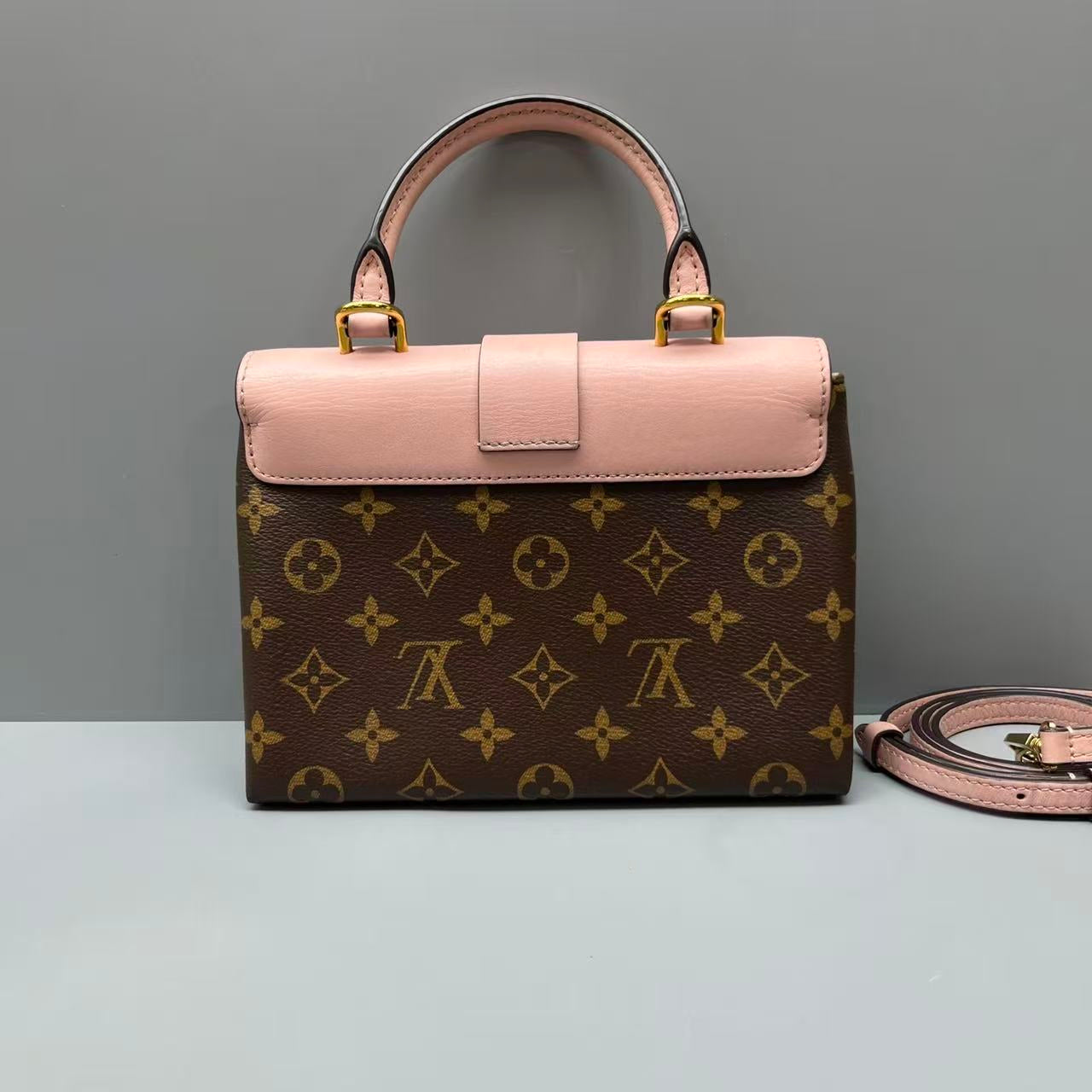Louis Vuitton - Locky BB - Monogram coated canvas and calfskin leather - Brown and Pink - (mini)