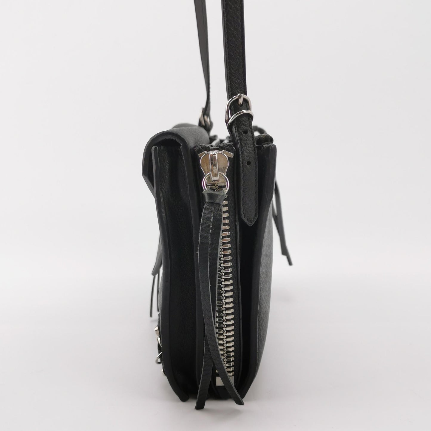 Balenciaga - Neo Classic Envelope Crossbody Bag - Leather - Black - (small)