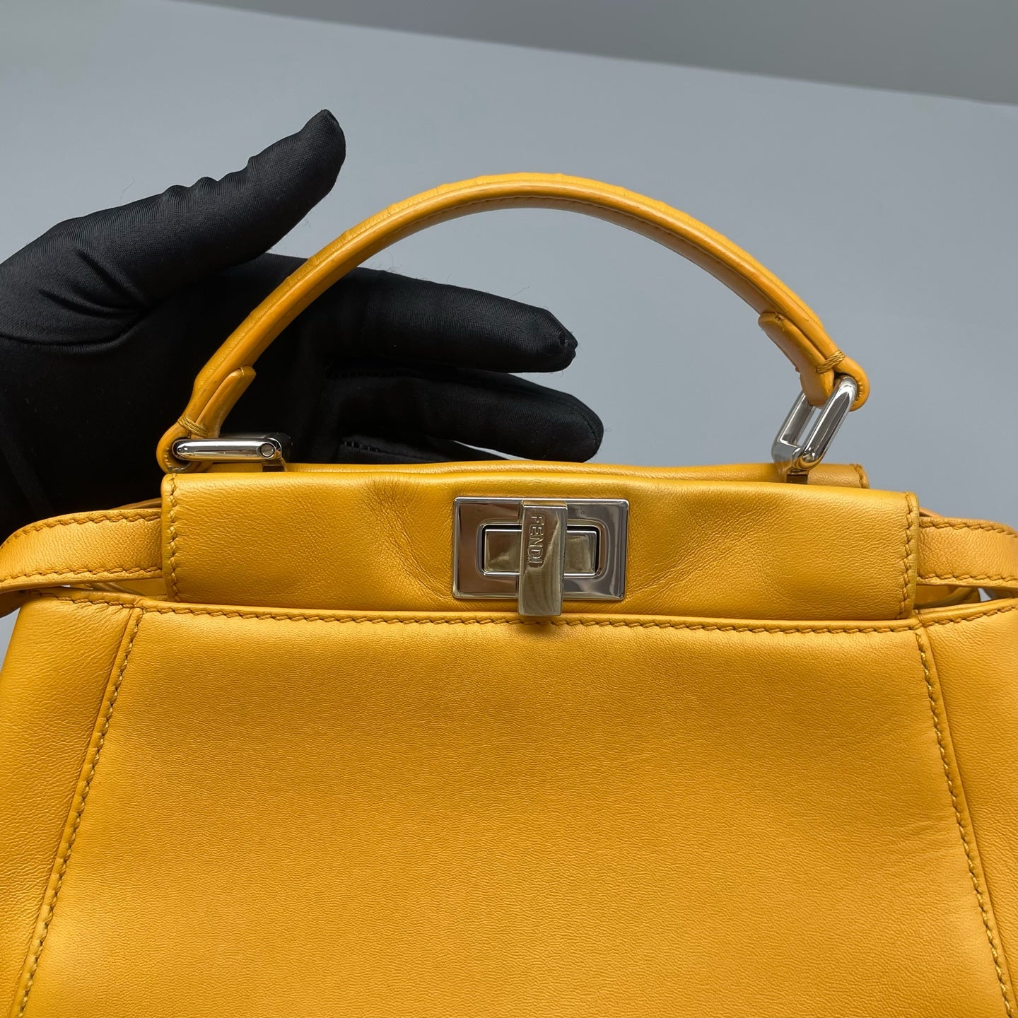 Fendi - Peekaboo Small - Leather - Orange - (small)