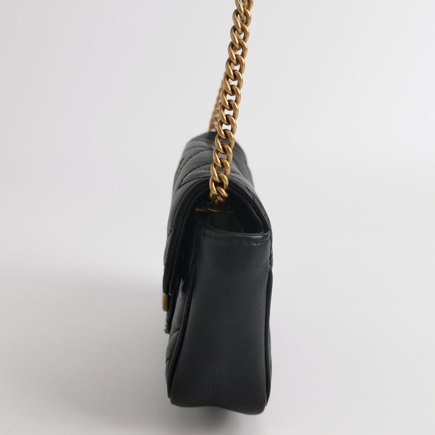 Gucci - Marmont Super Mini - Leather - Black - (mini)