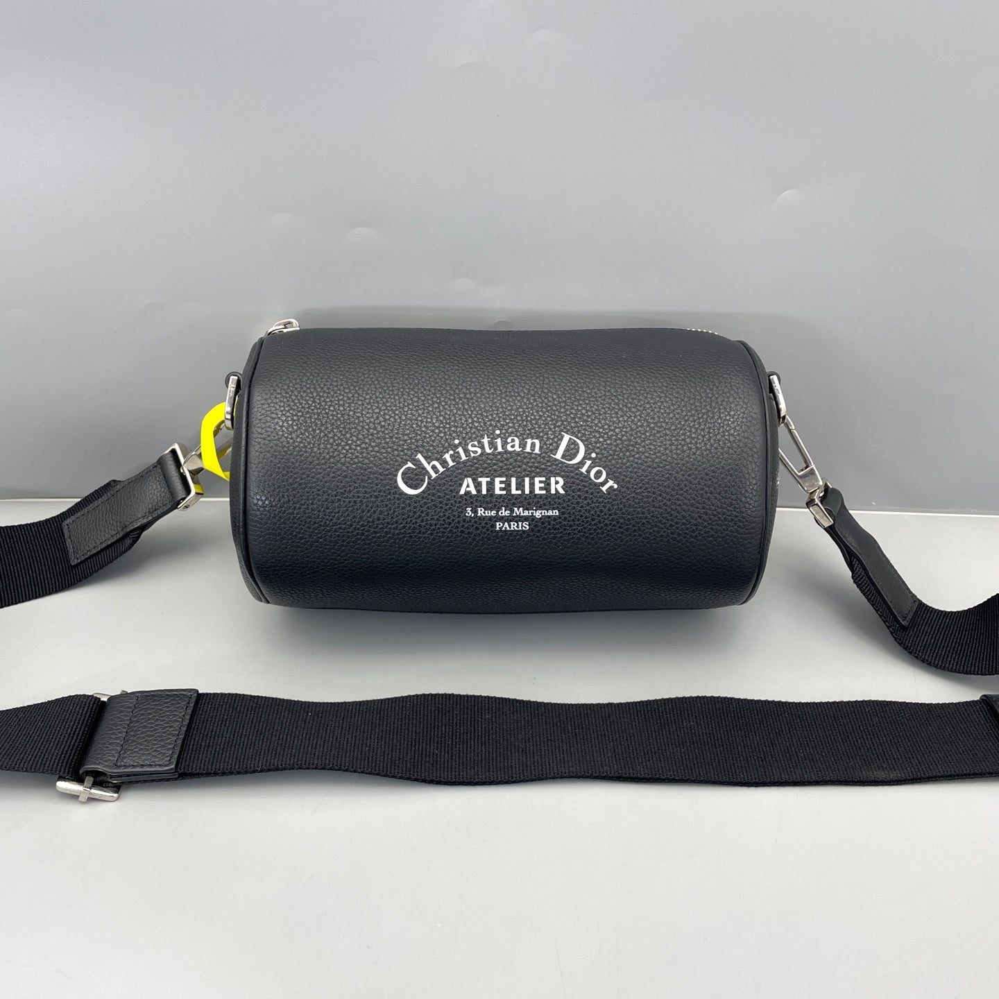 Dior - Roller Messenger Bag - Grained leather - Black - (small)