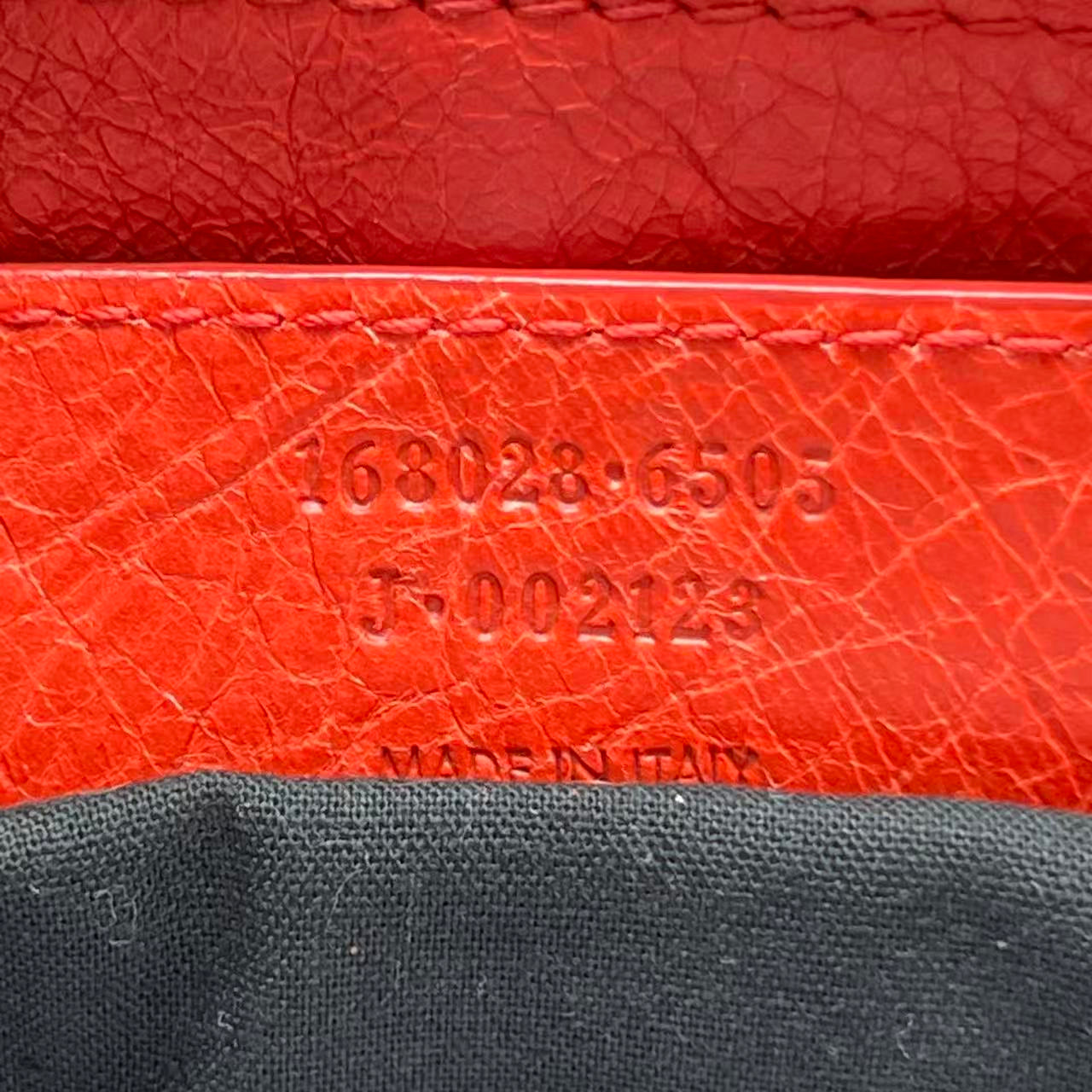 Balenciaga - City Bag - Distressed lambskin leather - Orange - (Large)