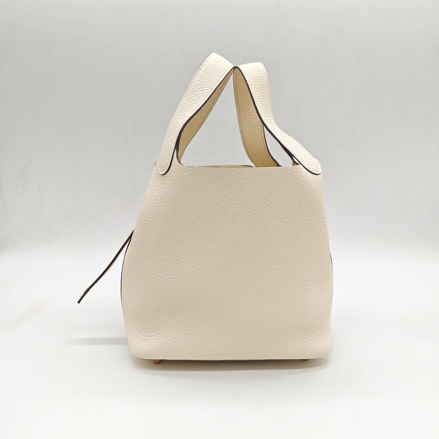 Hermès - Picotin Lock 18 - Togo leather - Creamy White with Gold-Tone Hardware - (mini)