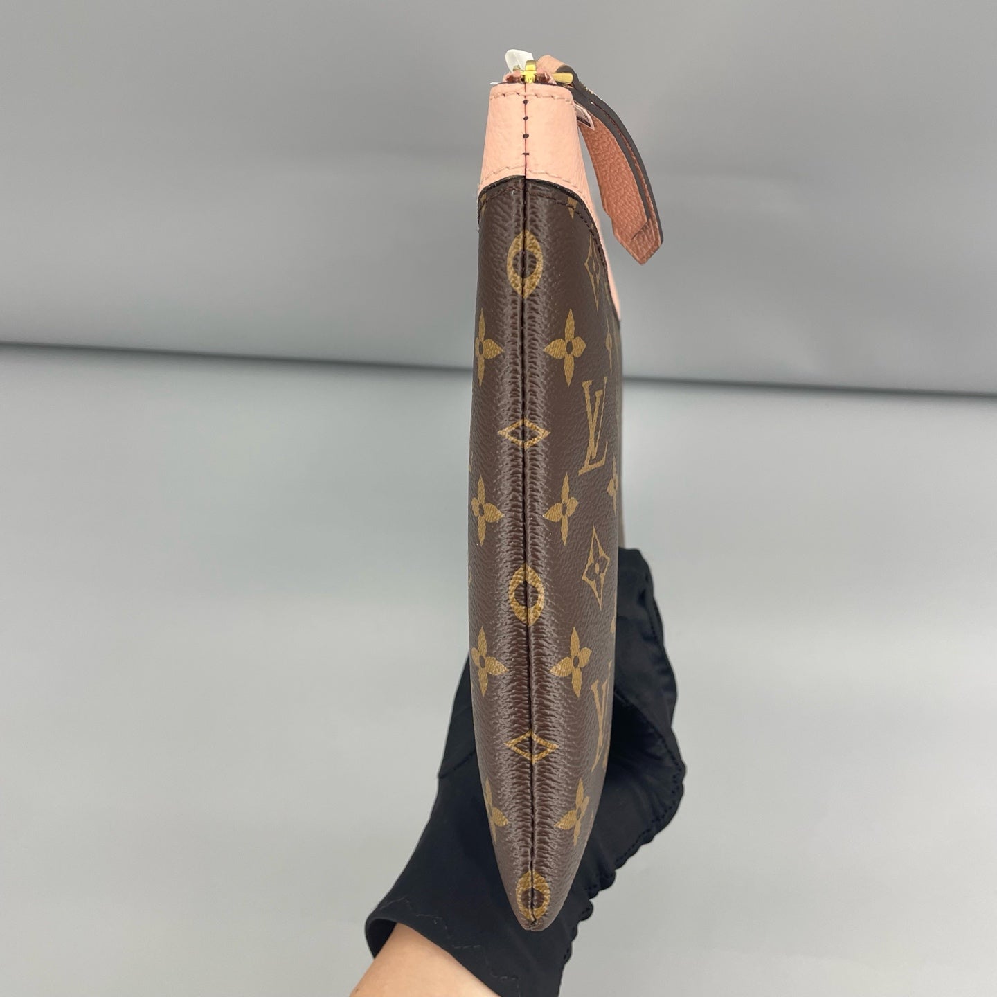 Louis Vuitton - Pochette Legendary Clutch - Monogram coated canvas and grained leather - Brown and Pink - (medium)