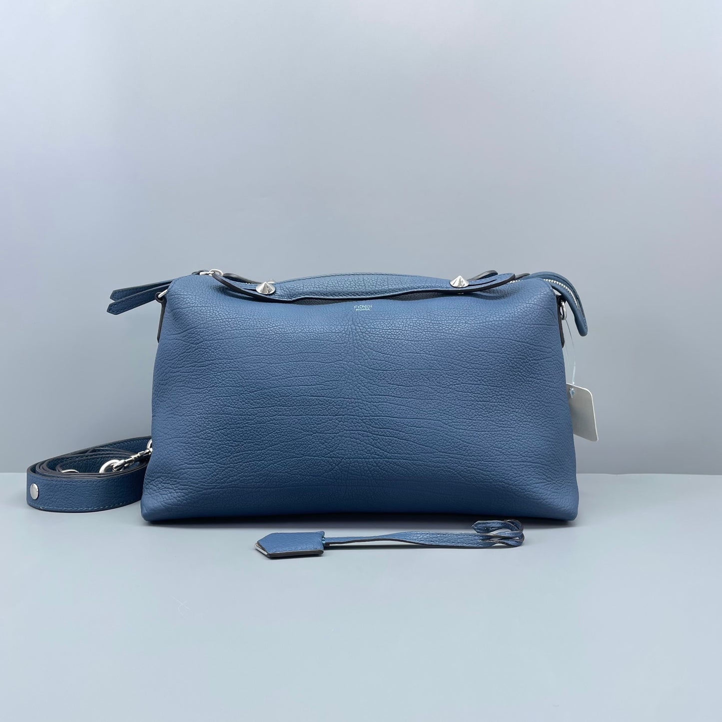 Fendi - By The Way - Grained leather - Blue - (medium)