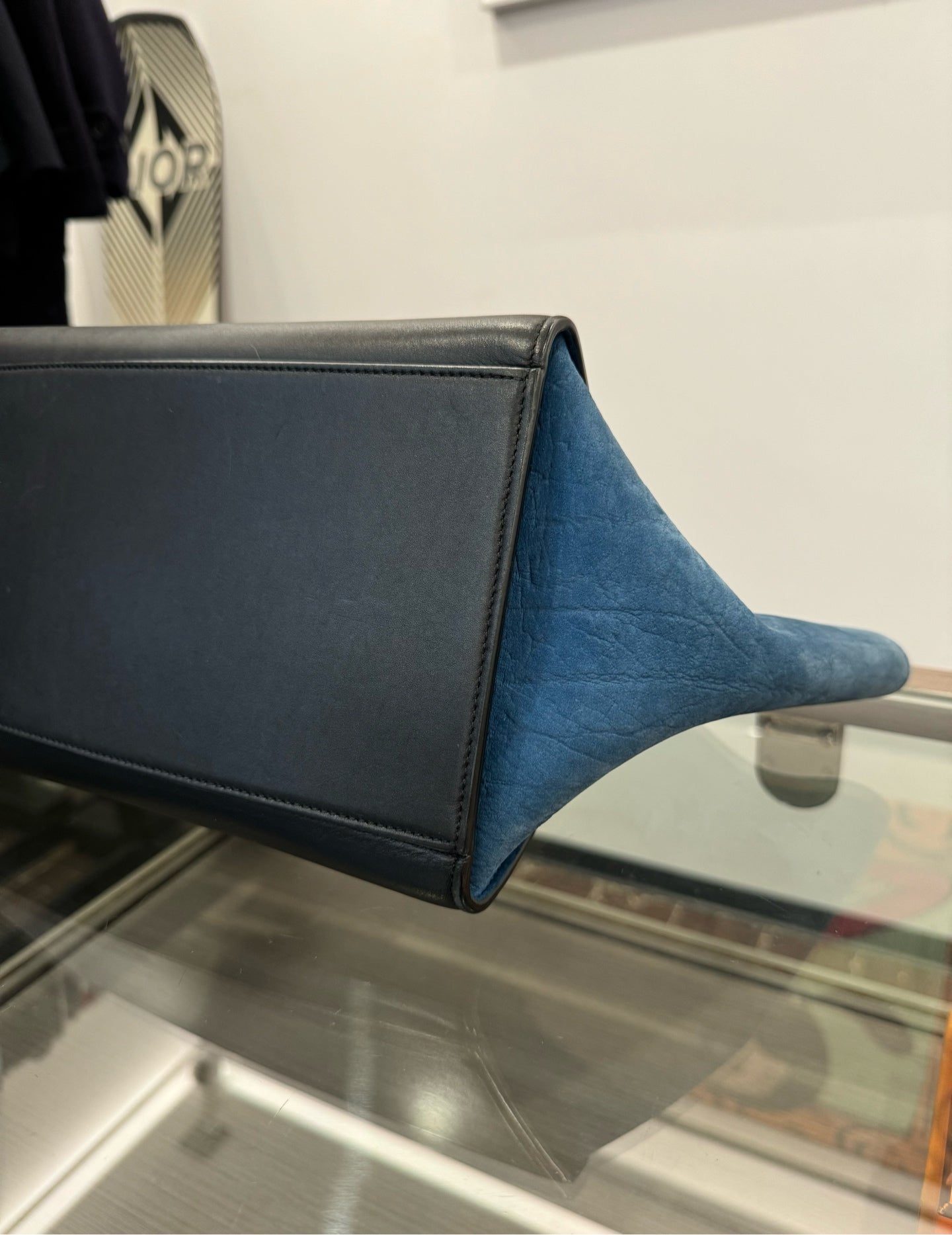 Celine - Trapeze Small - Leather and Suede - Multicolour - (small)