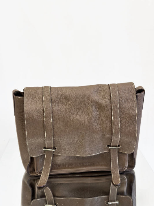 Hermès - Steve - Taurillon Clemence leather - Elephant Grey - (medium)