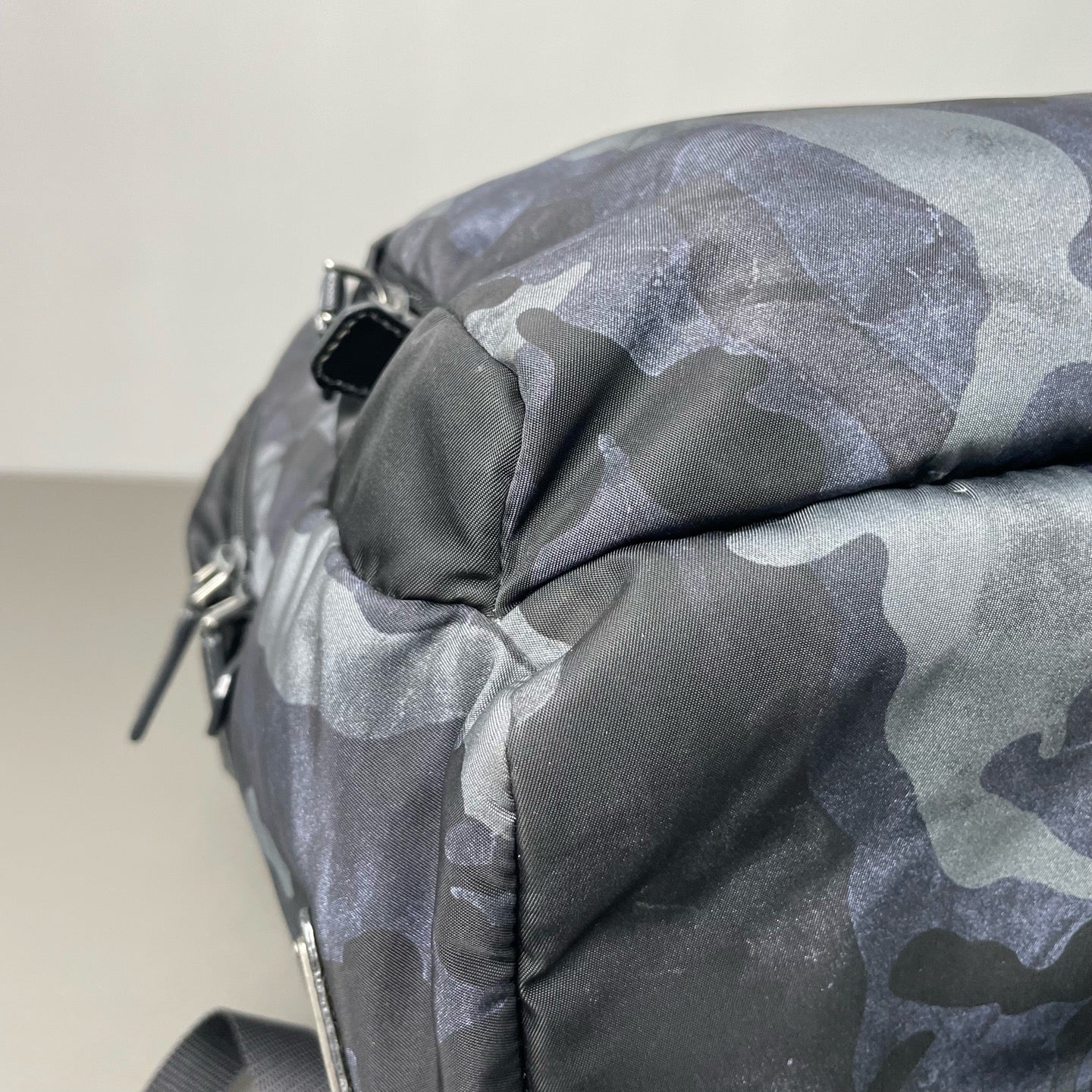 Prada - Camouflage Nylon Backpack - Nylon with Saffiano leather trim - Multicolour - (medium)