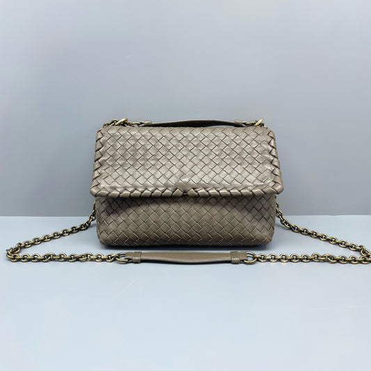 Bottega Veneta - Olimpia - Leather - Grey - (small)