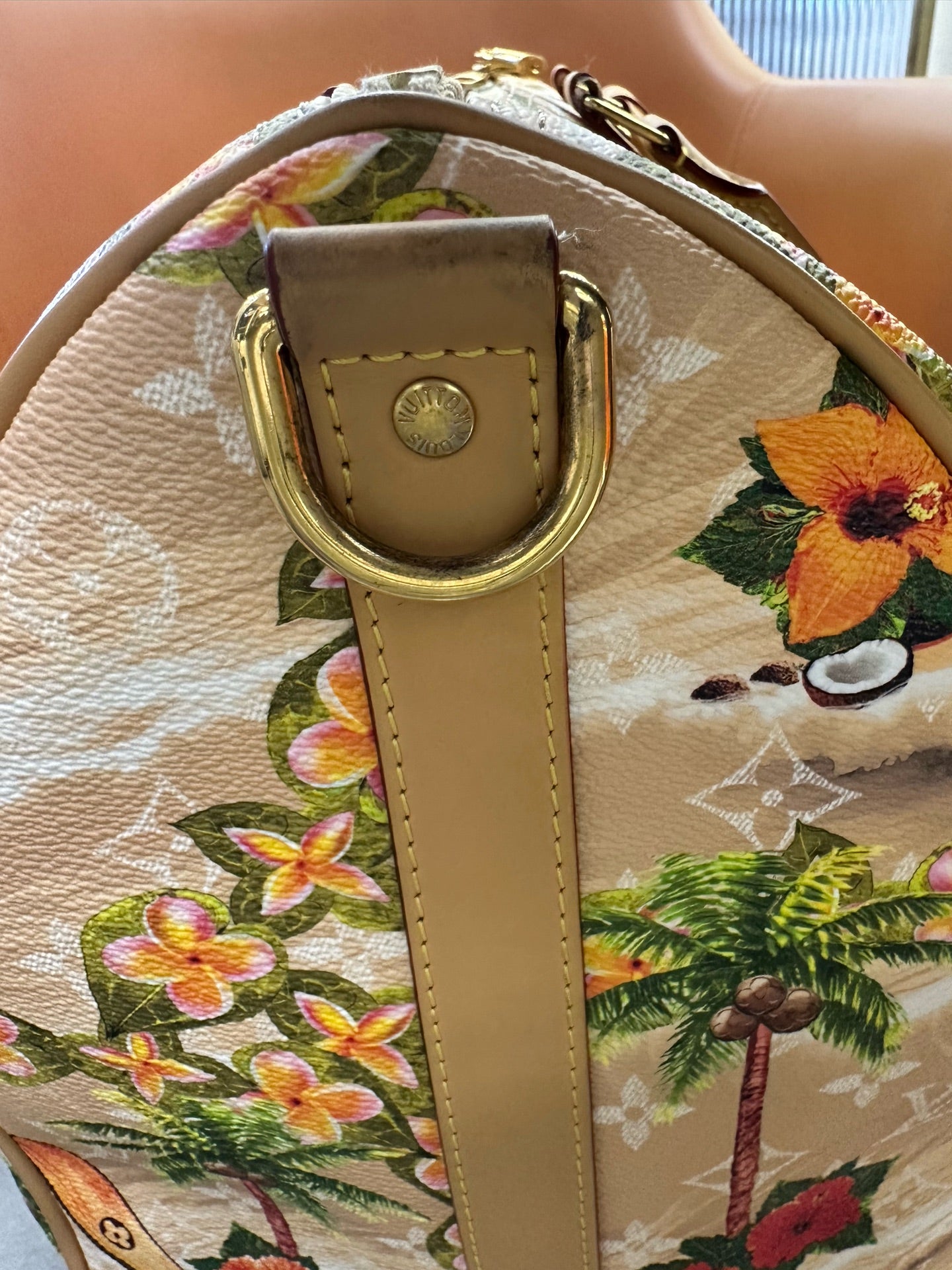 Louis Vuitton - Keepall 50 Blossom Floral SS24 Limited Edition - Coated canvas with Vachetta leather trim - Multicolour - (Large)