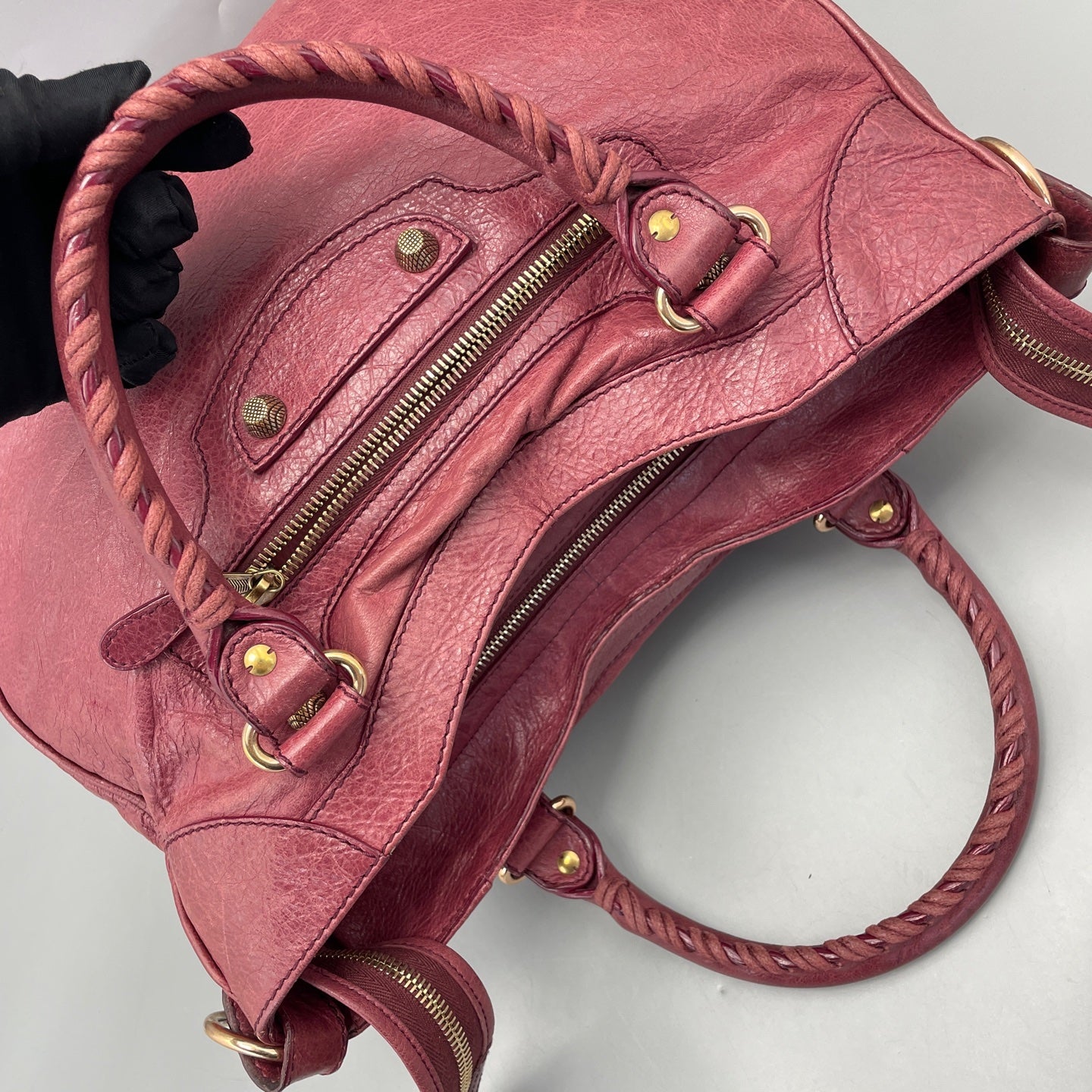 Balenciaga - City Bag - Leather - Burgundy - (medium)