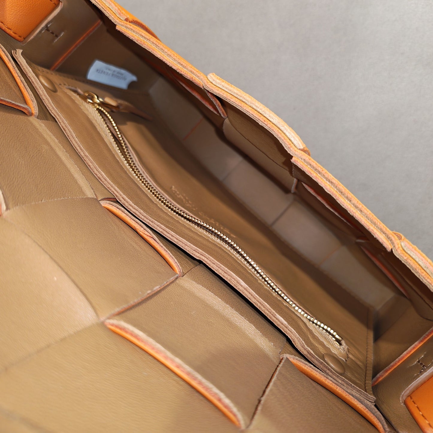 Bottega Veneta - Cassette - Lambskin leather - Orange - (small)