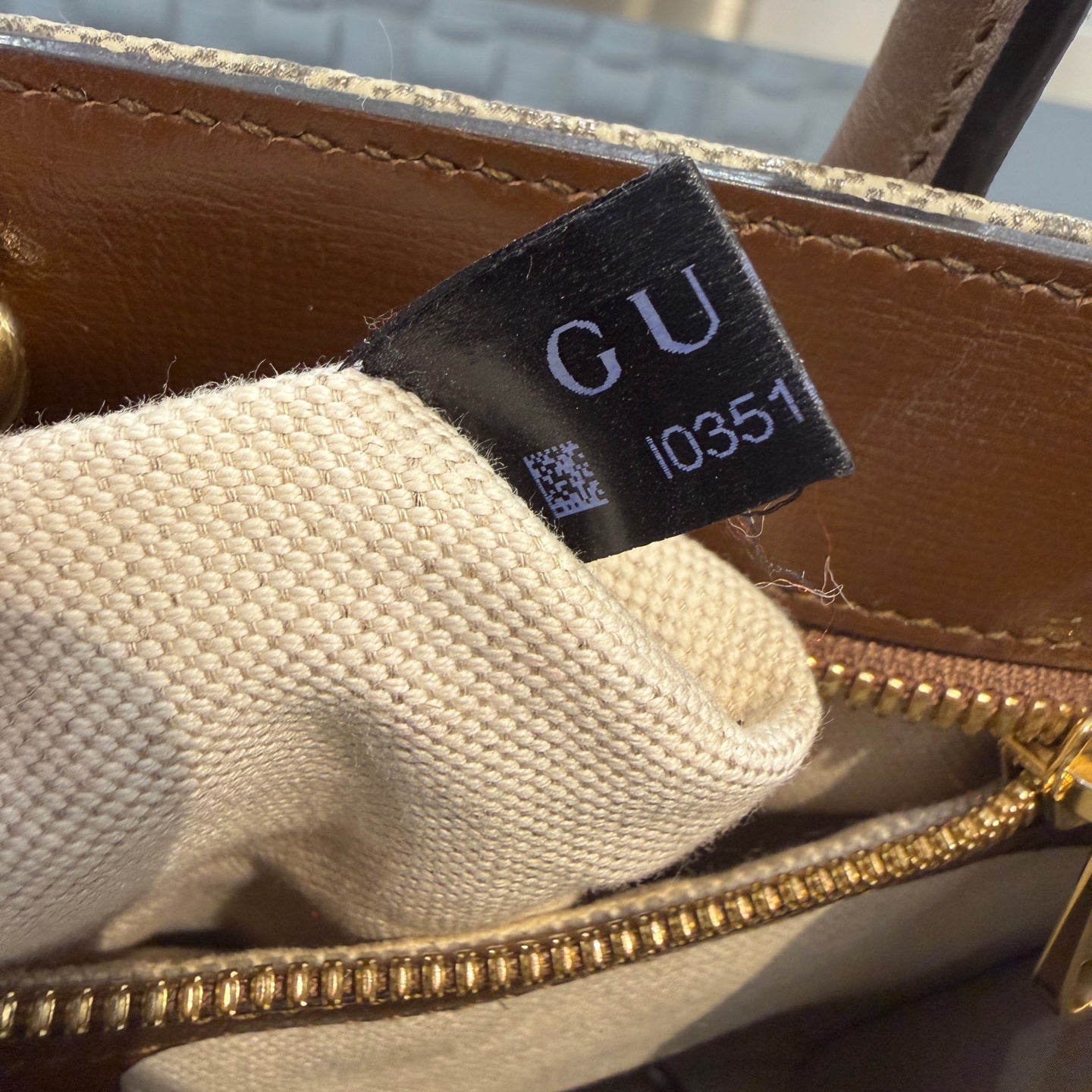 Gucci - GG Retro Tote Bag 659983 92TCG 8563 - GG Supreme canvas and Leather - Beige and Brown - (Medium)