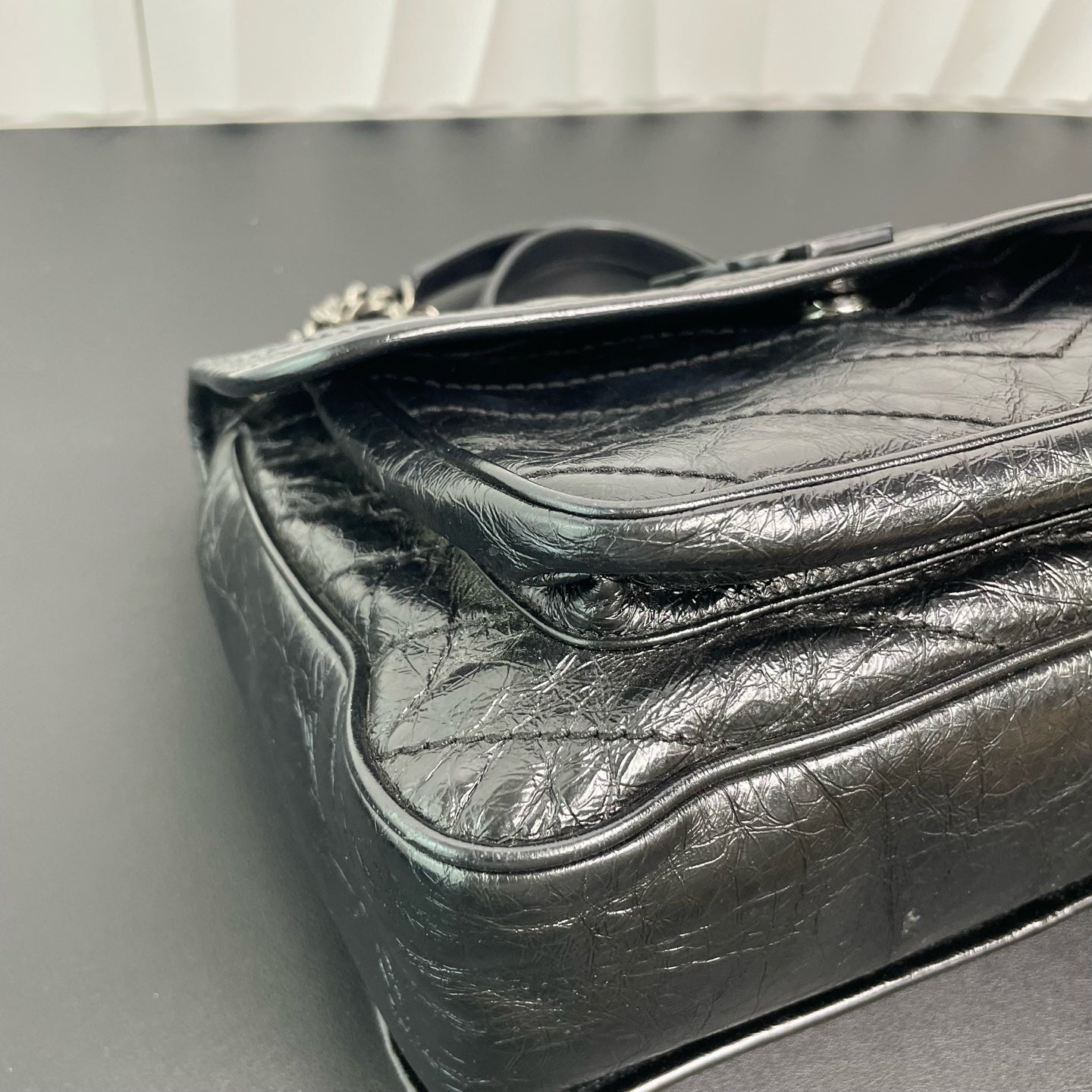 Saint Laurent - Niki - Leather - Black - (medium)