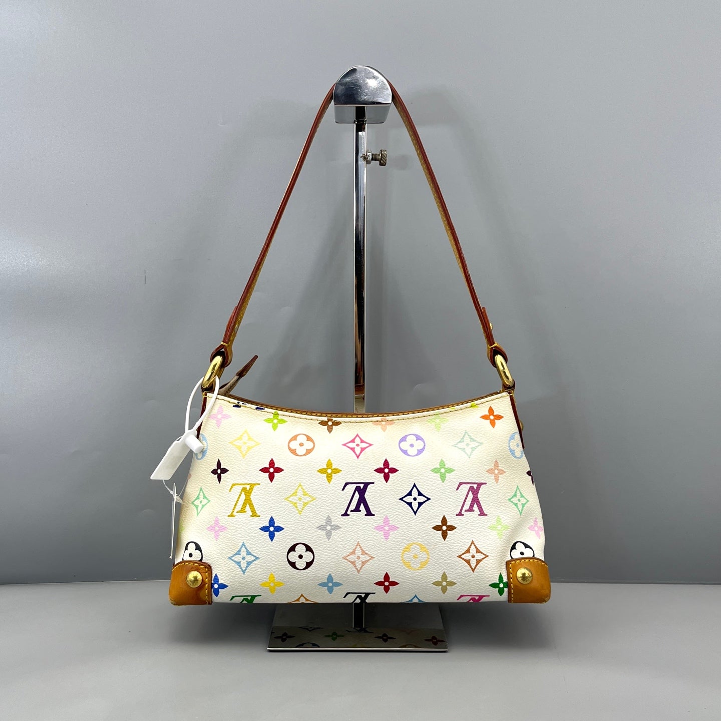 Louis Vuitton - Monogram Multicolore Shoulder Bag - Monogram Multicolore coated canvas with Vachetta leather trim - White, Multicolour - (medium)
