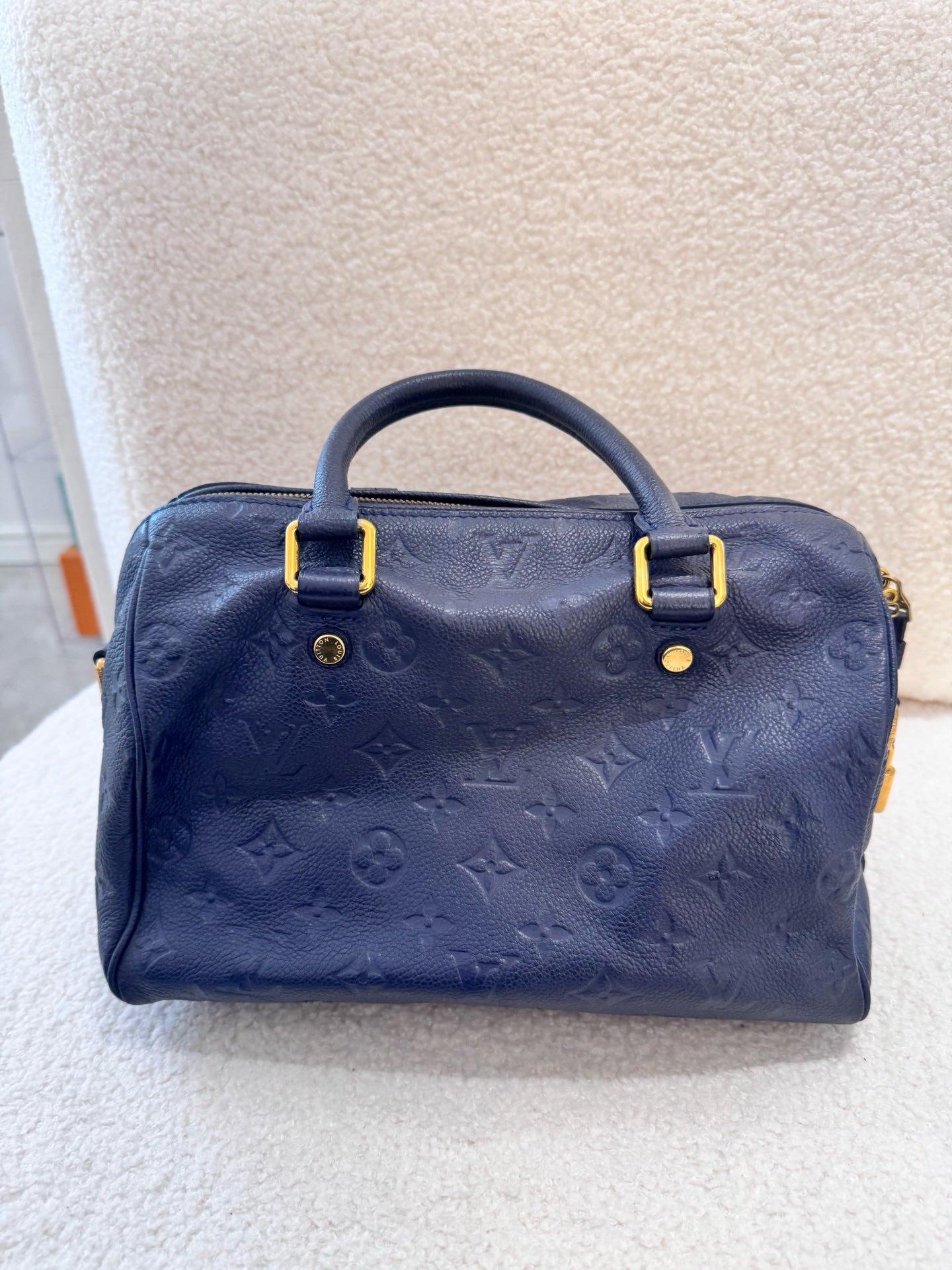 Louis Vuitton - Speedy Bandoulière 25 - Leather - Navy - (Small)