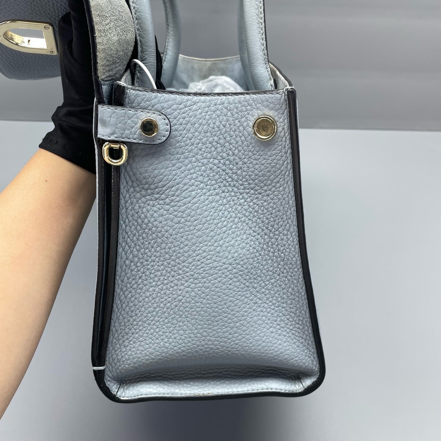 Dior - Diorama Shield Tote Bag - Leather - Blue - (Medium)