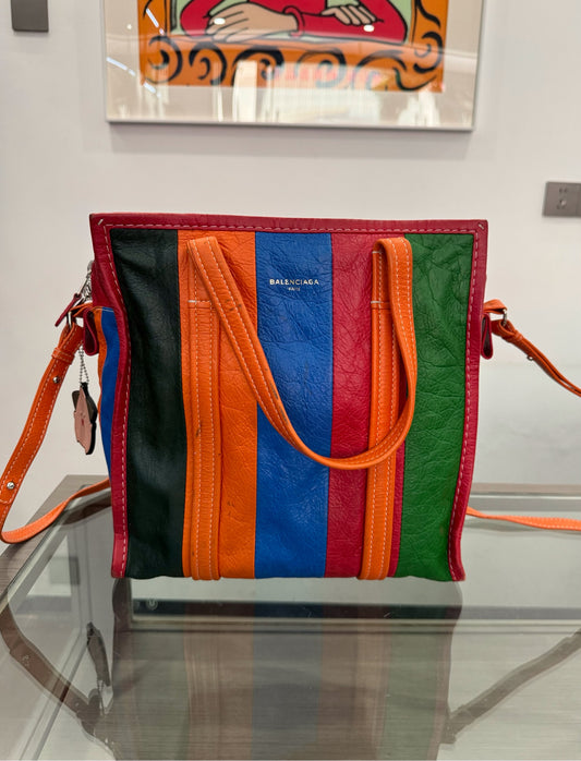Balenciaga - Bazar Shopper Tote - Lambskin leather - Multicolour - (small)