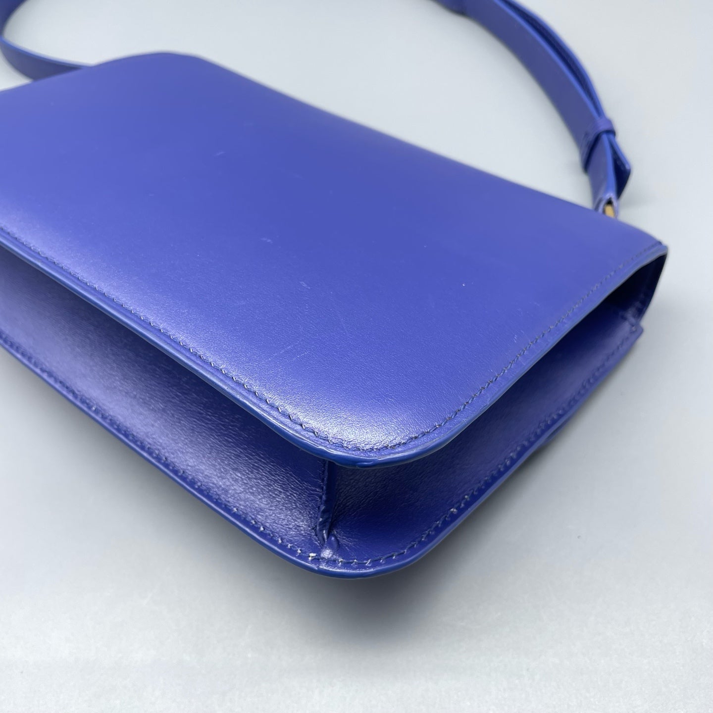 Saint Laurent - Carra Box - Leather - Blue - (small)