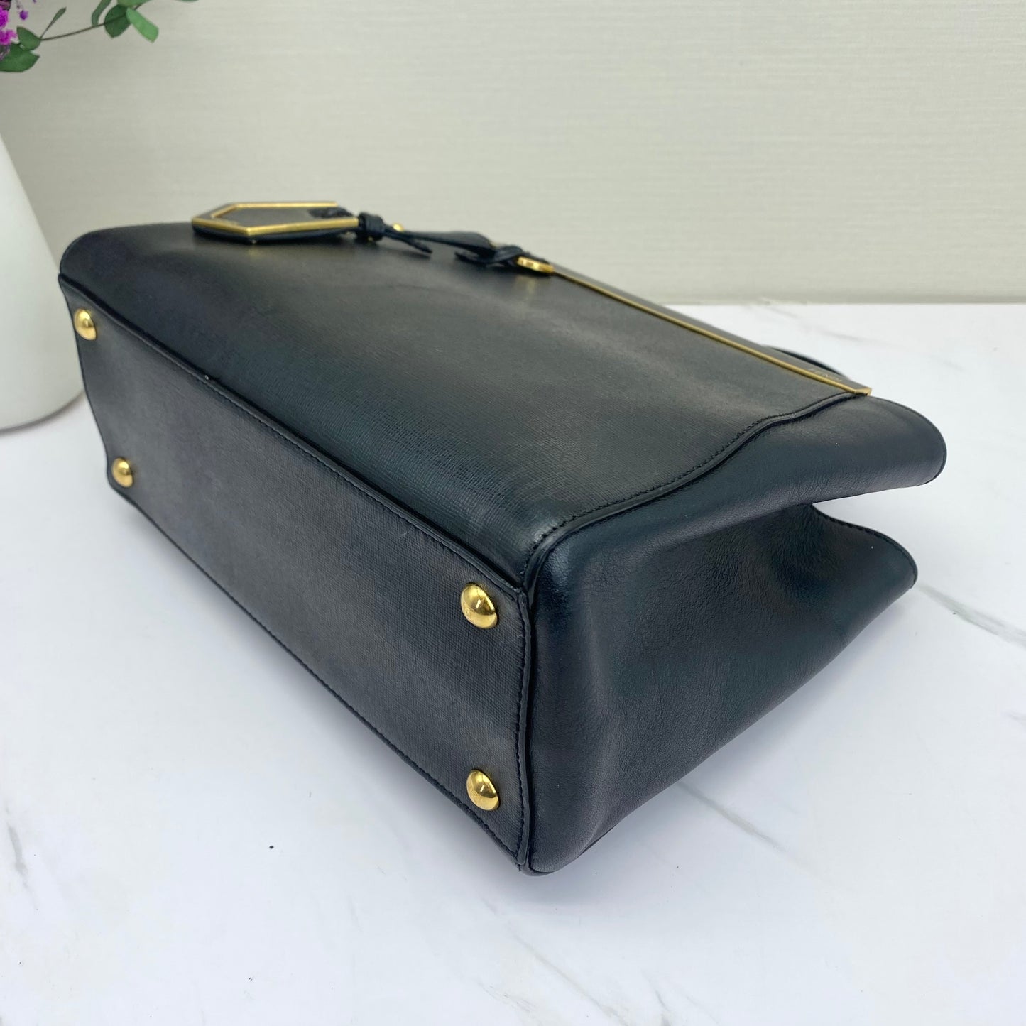 Fendi - 2Jours - Leather - Black - (small)