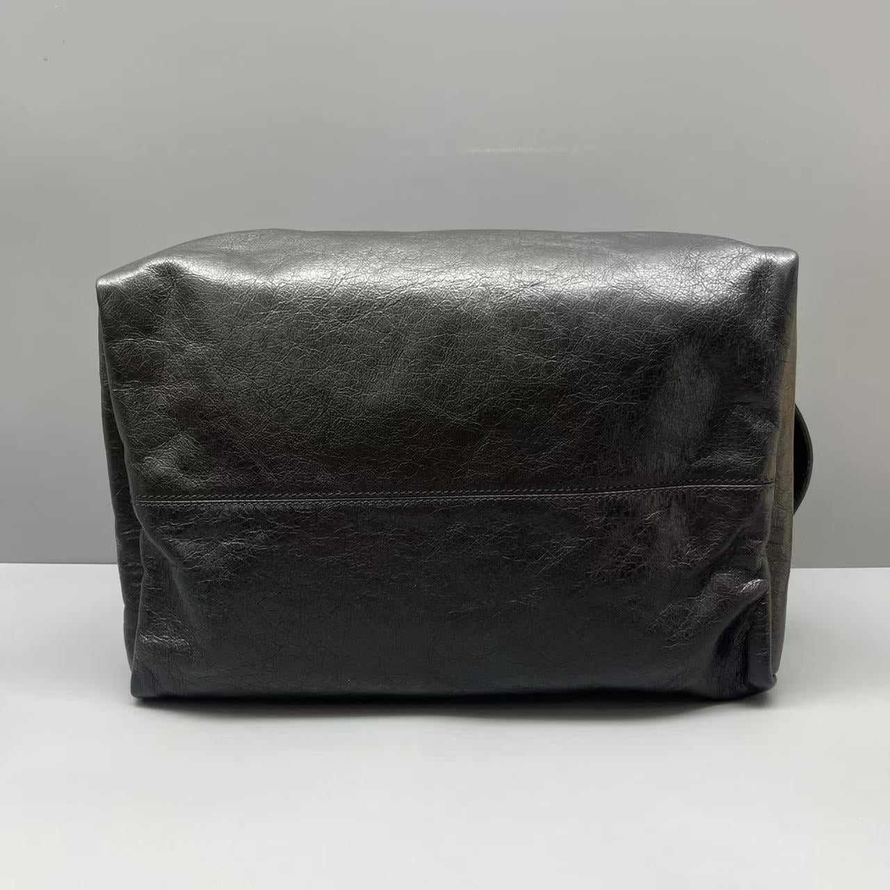 Gucci - Boston Bag - Oil-wax leather - Black - (medium)
