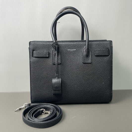 Saint Laurent - Sac de Jour - Pebbled leather - Black - (small)