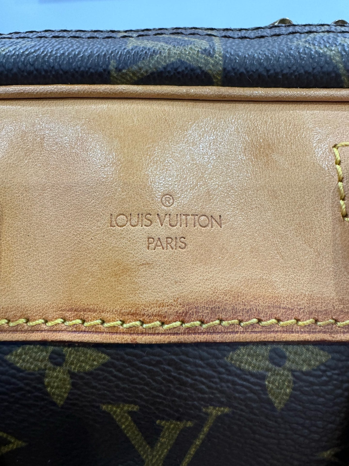 Louis Vuitton - Jenny Handbag - Monogram coated canvas with natural vachetta leather trim - Brown - (medium)