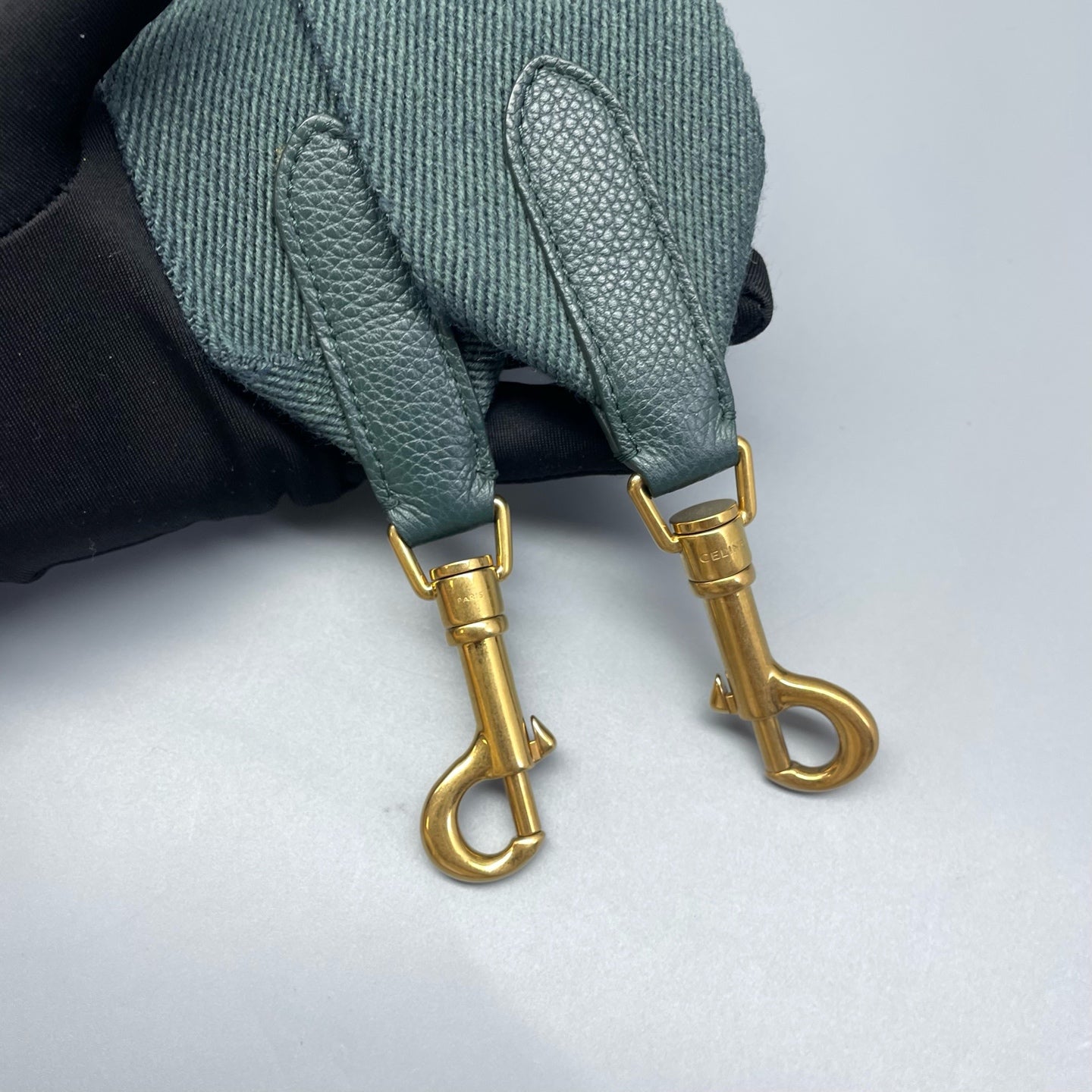 Celine - Small Bucket Bag - Leather - Green - (small)