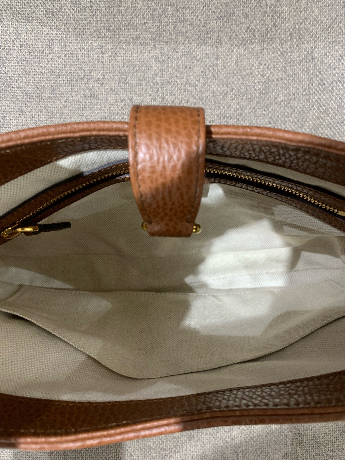 Gucci - Jackie 1961 - Denim and pebbled leather - Blue - (Small)