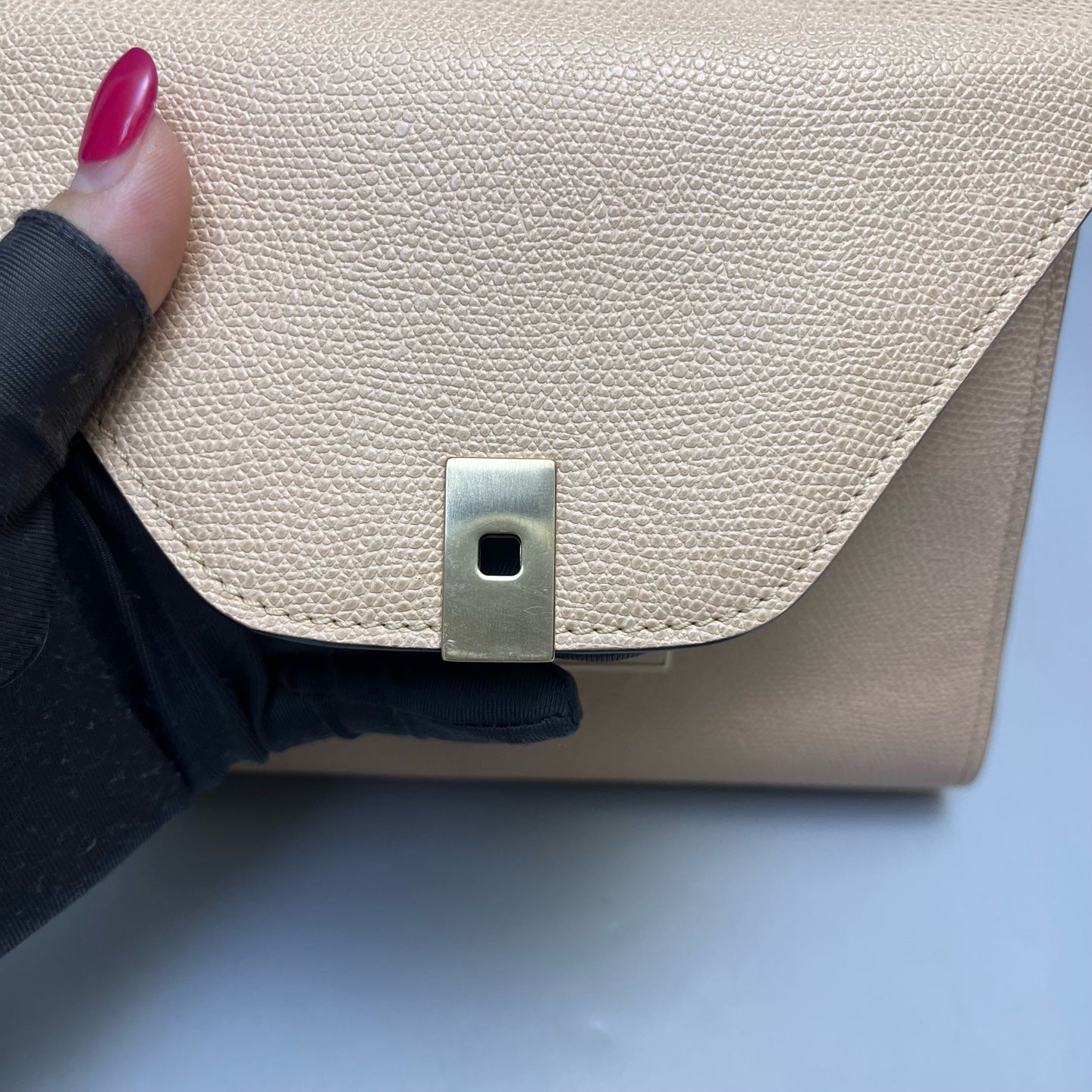 Valextra - Inside Bag - Leather - Beige - (small)
