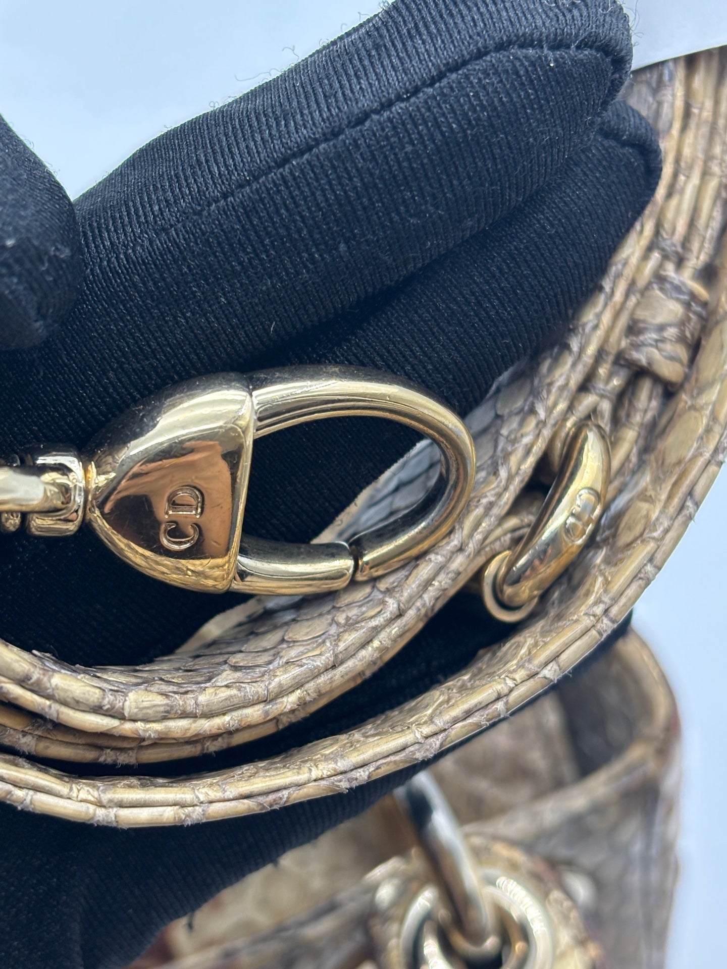 Dior - Lady Dior Mini - Exotic leathers - Python - Multicolour - (mini)