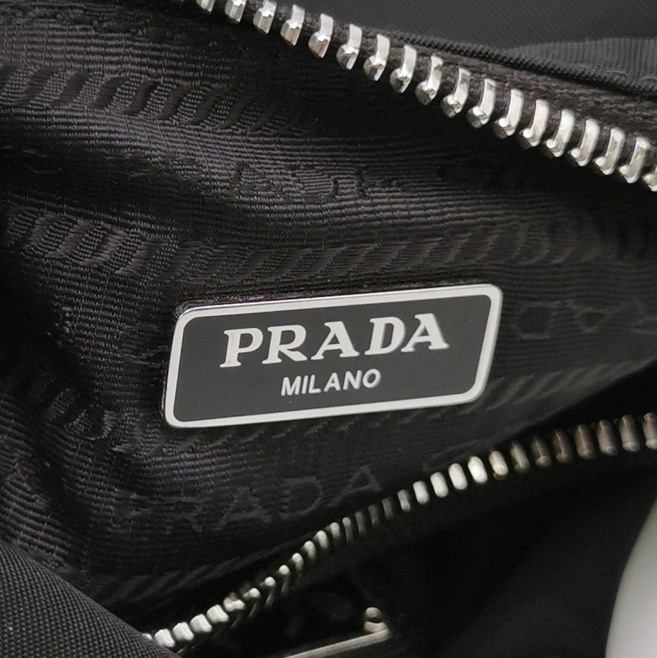 Prada - Re-Edition 2005 - Re-Nylon with Saffiano leather trim - Black - (mini)