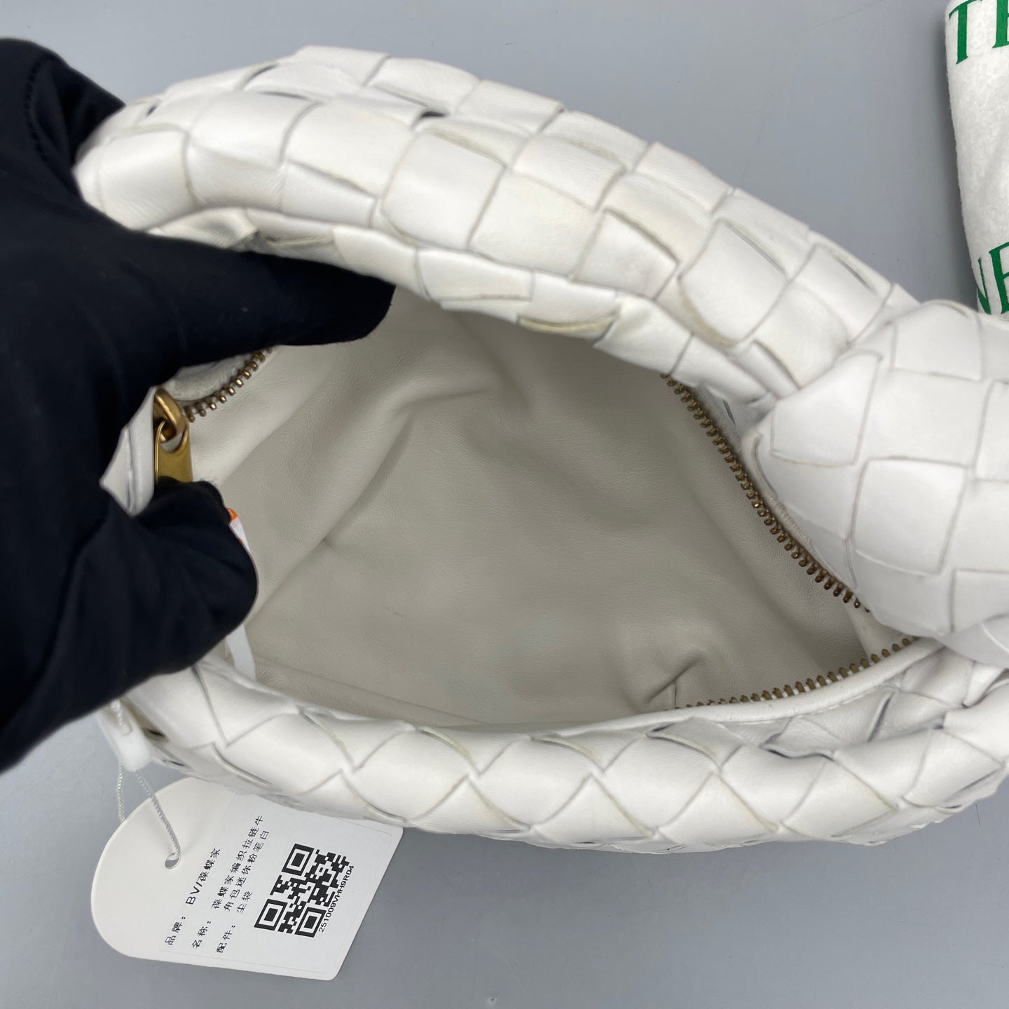 Bottega Veneta - The Mini Jodie - Leather - White - (mini)