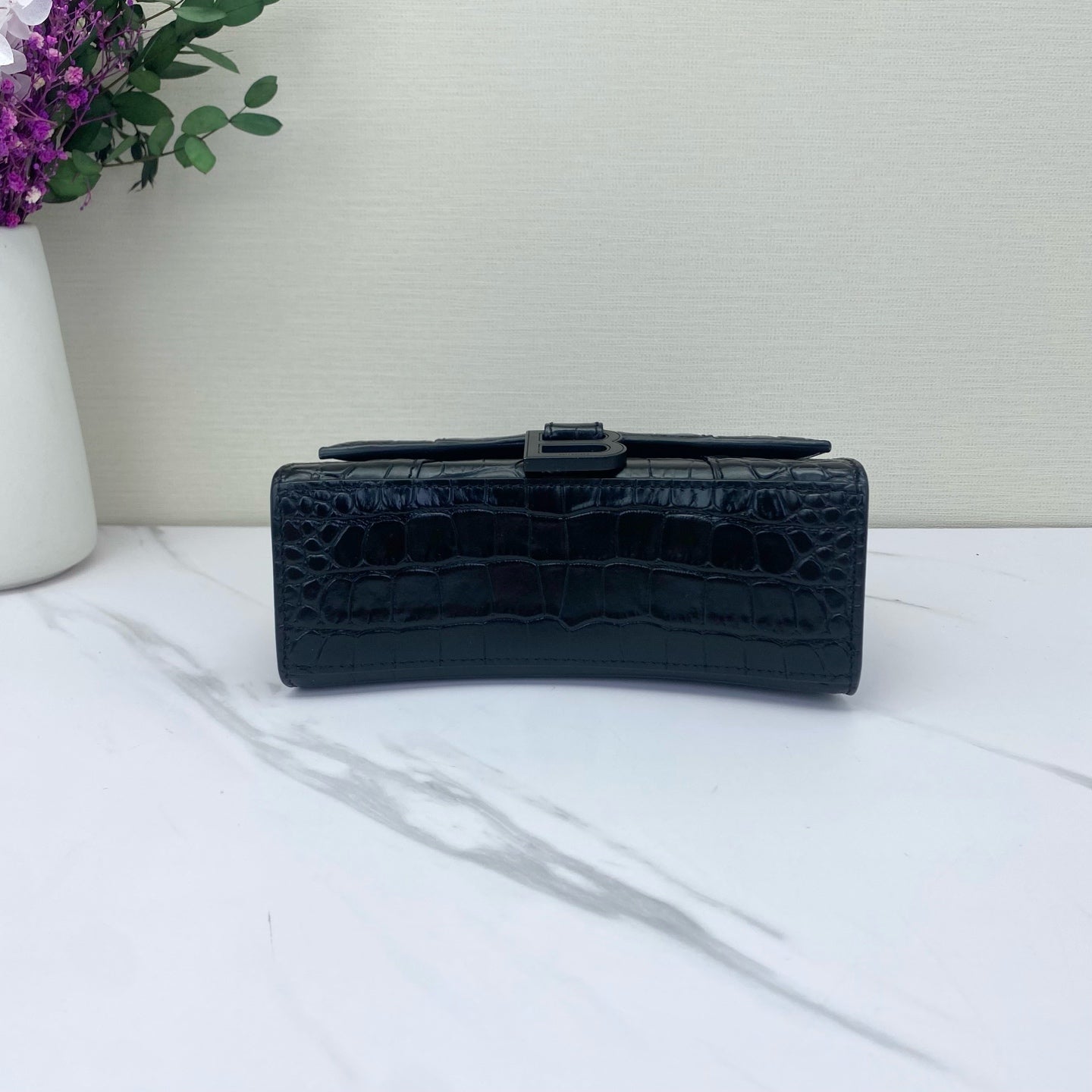 Balenciaga - Hourglass - Leather - Black - (mini)
