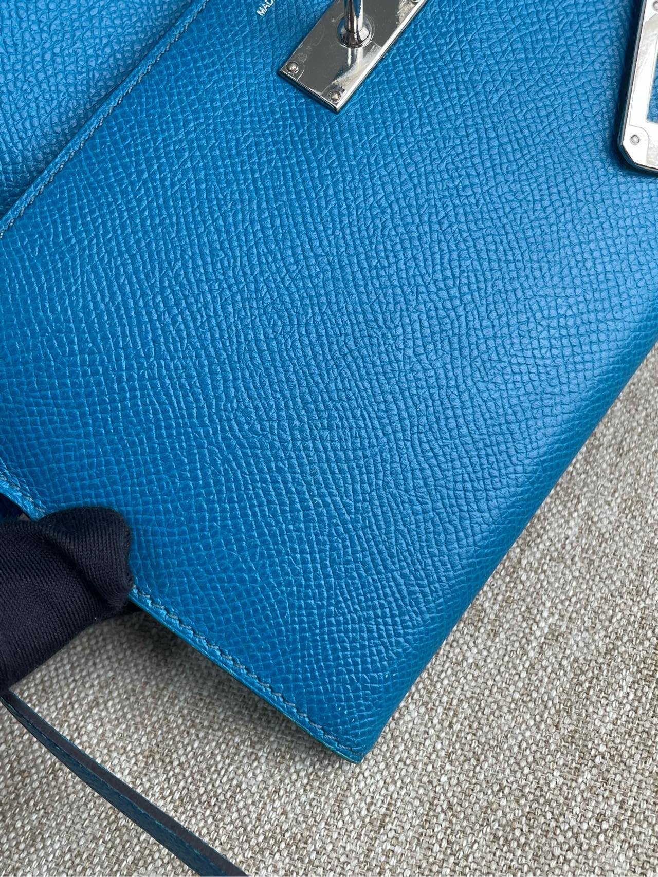 Hermès - Kelly Longue Wallet - Epsom leather - Blue - (medium)
