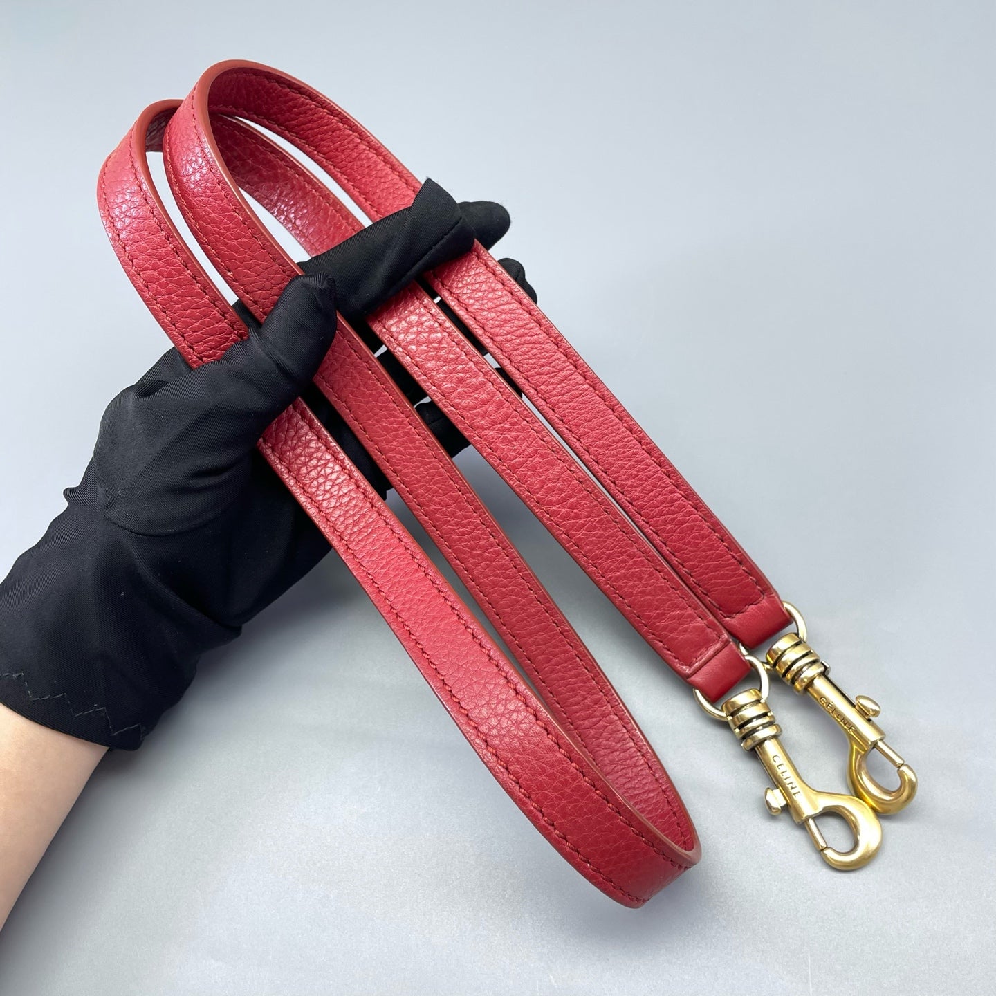 Celine - Luggage Nano - Grained leather - Red - (mini)