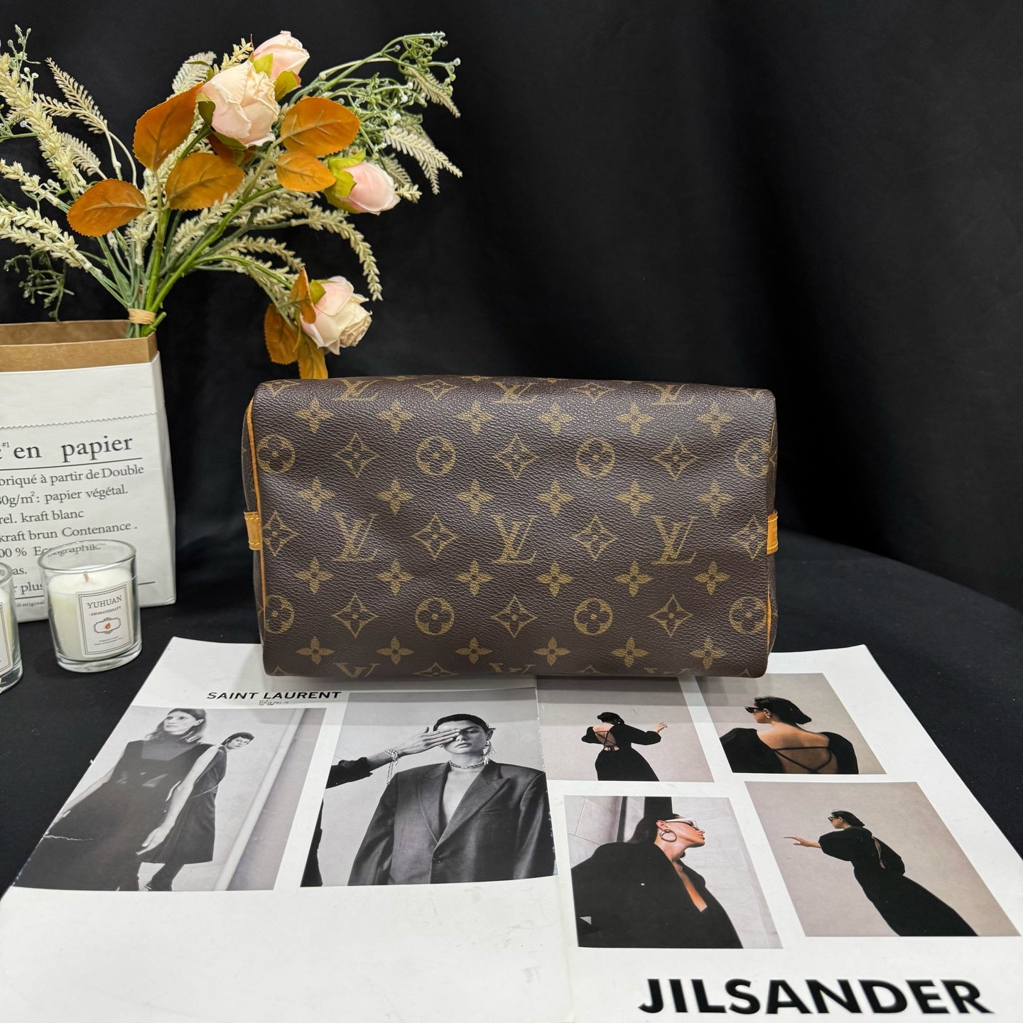Louis Vuitton - Speedy 25 Bandoulière - Monogram coated canvas with Vachetta leather trim - Brown - (Small)