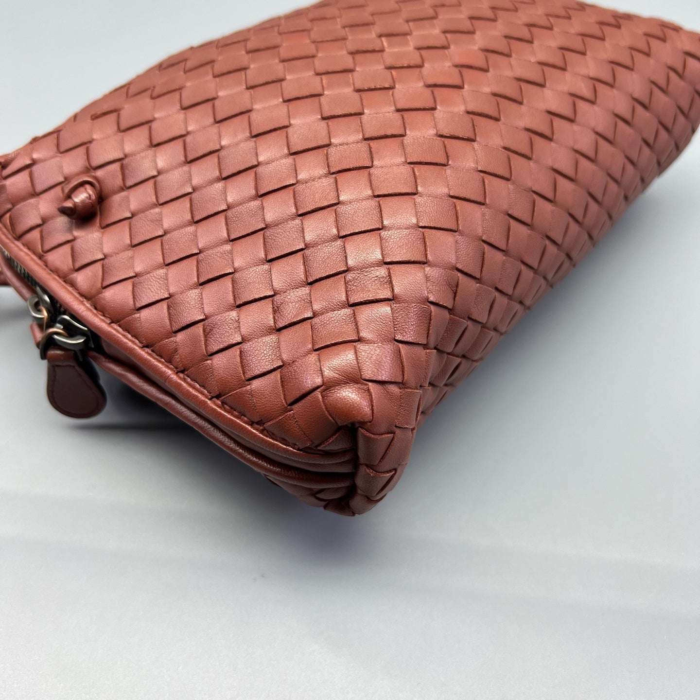 Bottega Veneta - Intrecciato Camera Bag - Leather - Red - (small)
